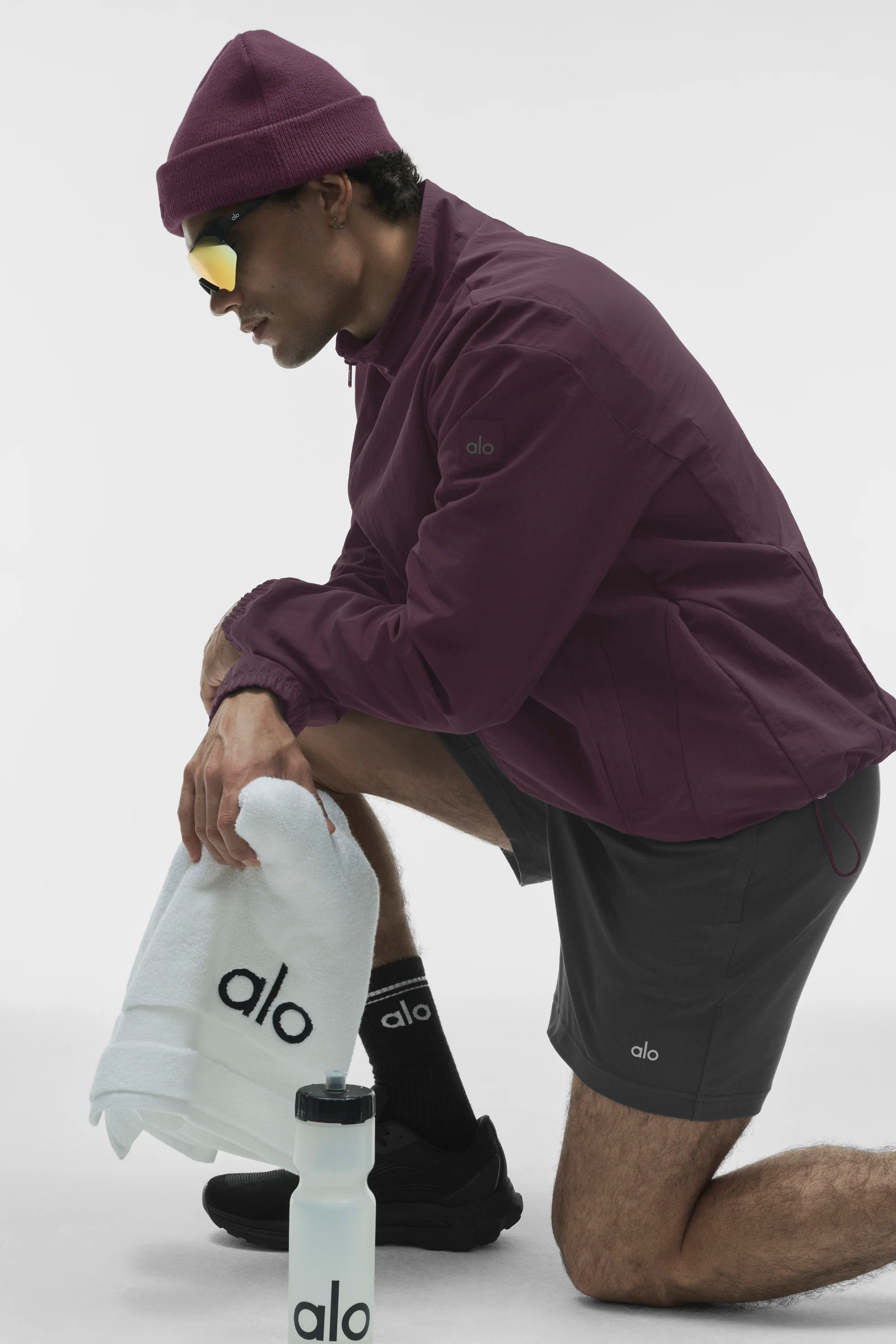Takeaway Track Full Zip Jacket - Rich Bordeaux