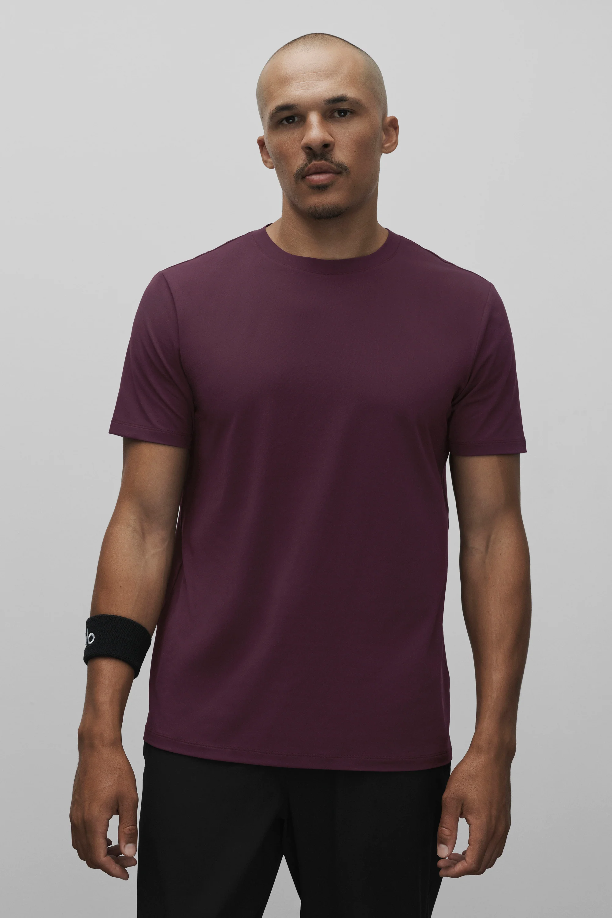 Conquer Reform Crewneck Short Sleeve Tee in Rich Bordeaux
