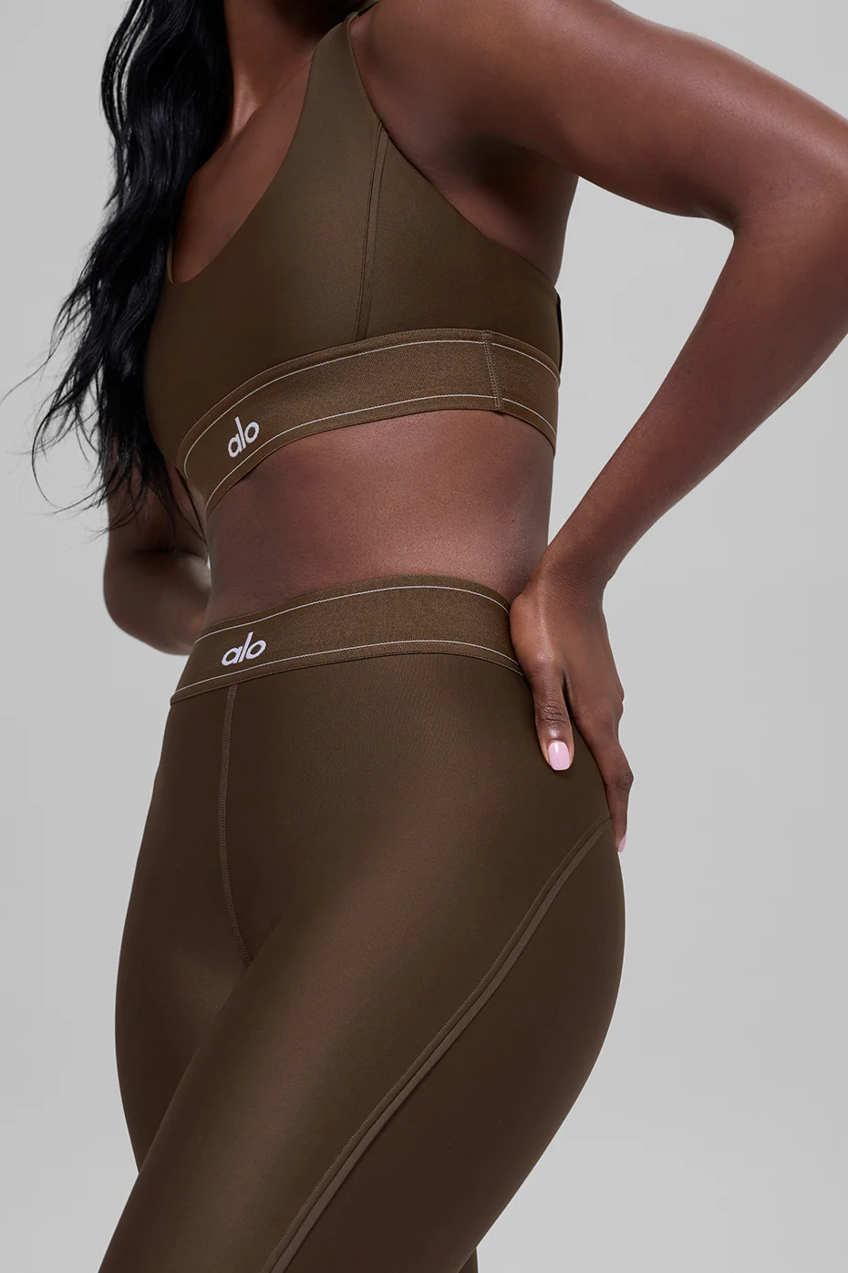 Airlift Suit Up Bra in Espresso, Medium-Impact Support