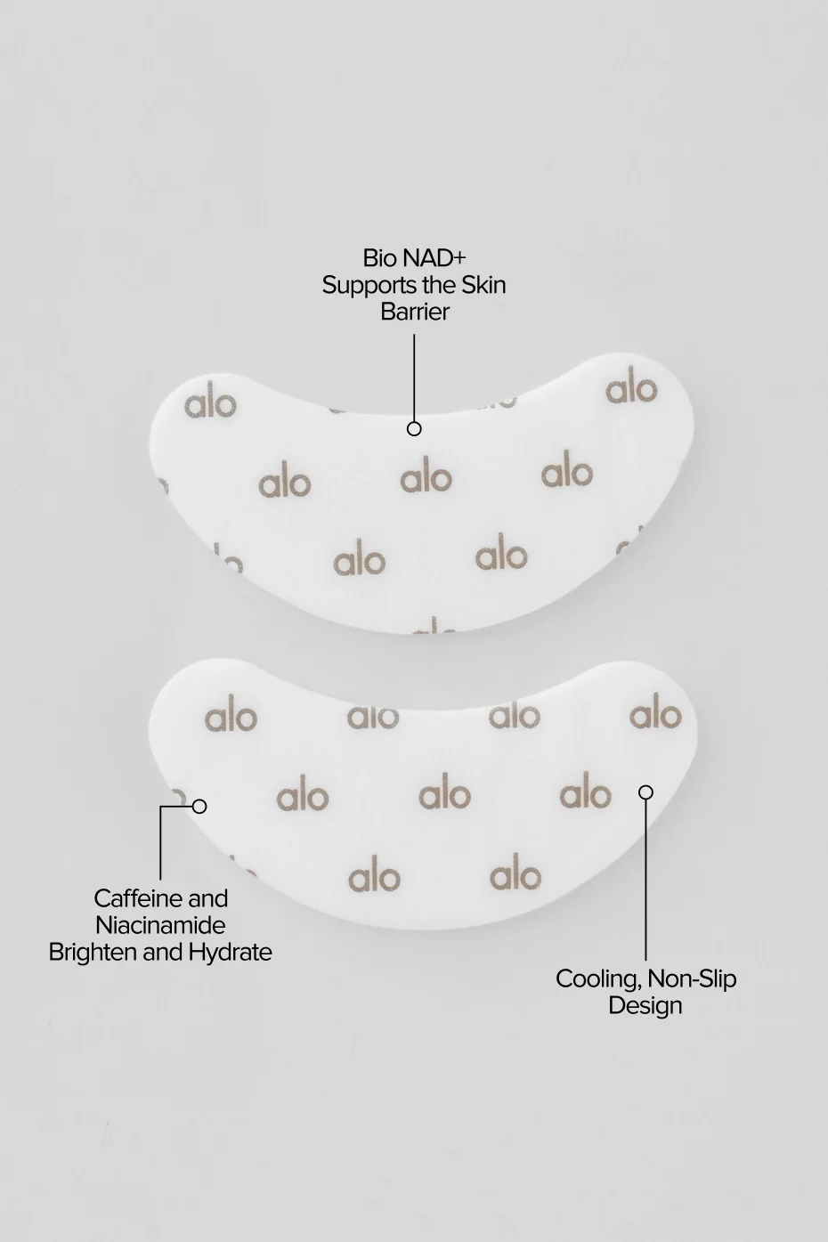 Bio NAD+ Recovery Eye Masks, 6 Pack of Cooling Hydrogel Masks