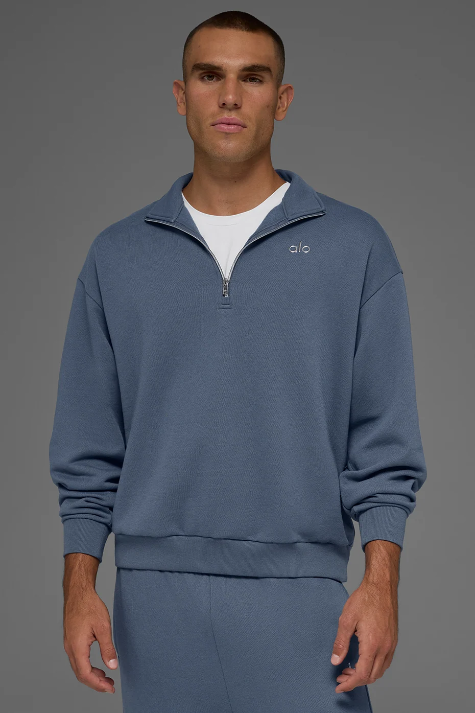 Men's Accolade 1/4 Zip Pullover in Bluestone