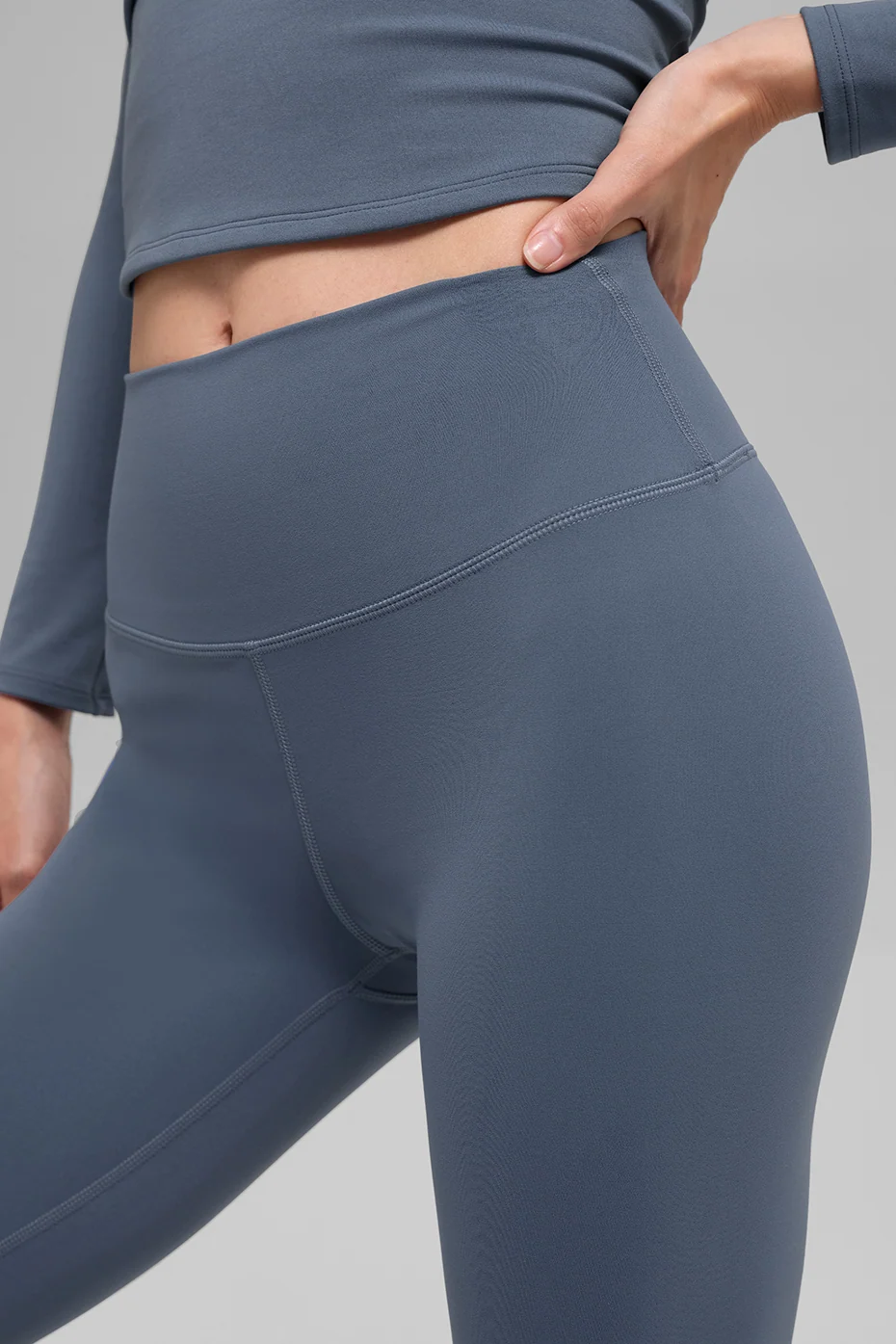 ALO Softsculpt High-Waist Legging Bluestone Medium-Compression Sculpting Tights