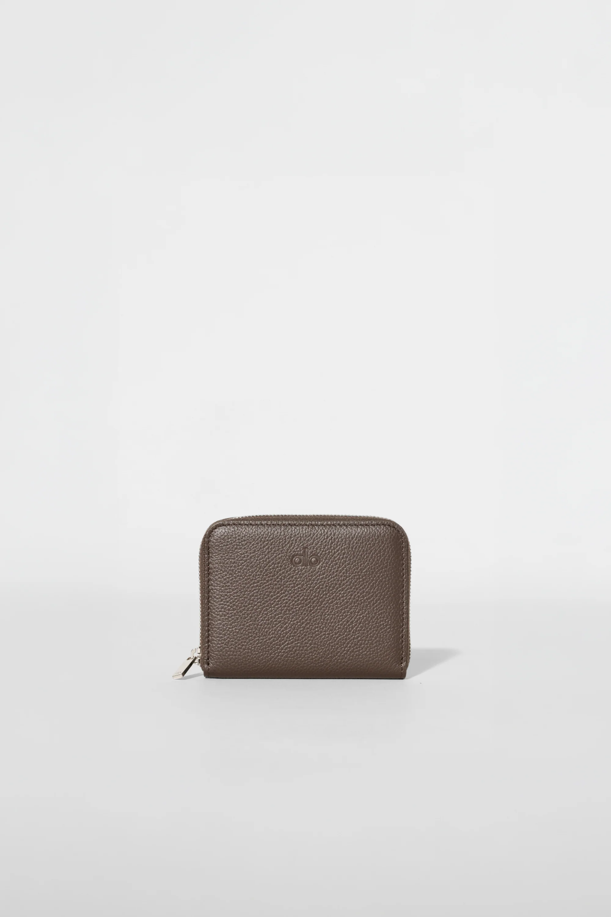 Zip Around-lommebok i Espresso-skinn