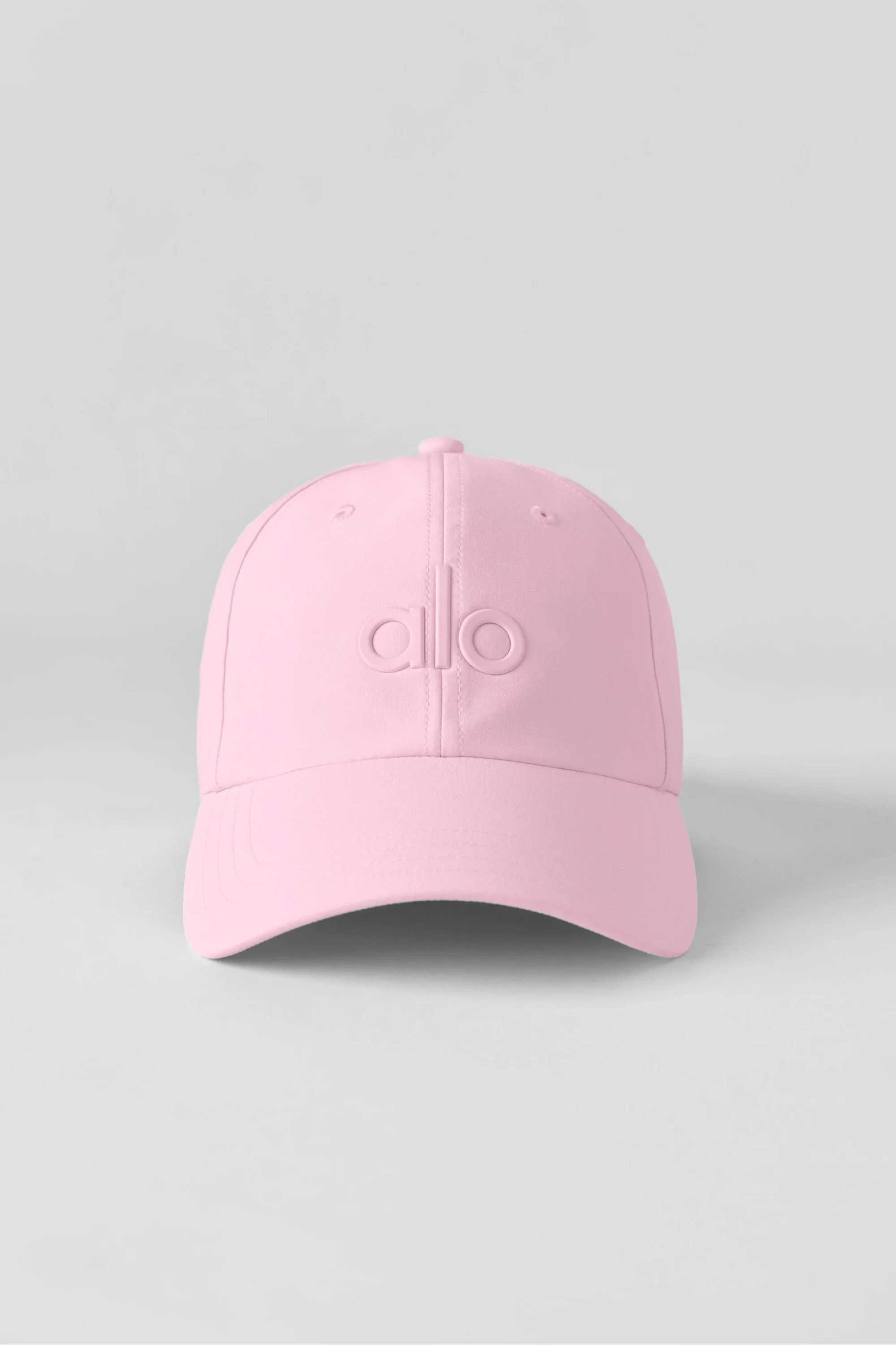 Performance Off-Duty Cap in Pink Marshmallow with Curved Brim