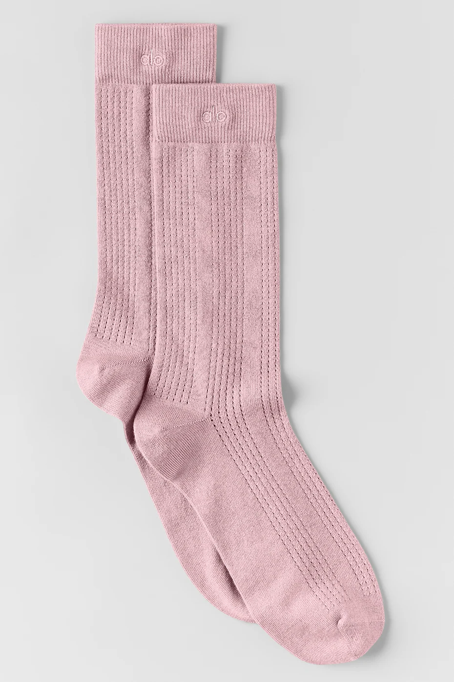 Cashmere Mesh Sock in Vintage Pink