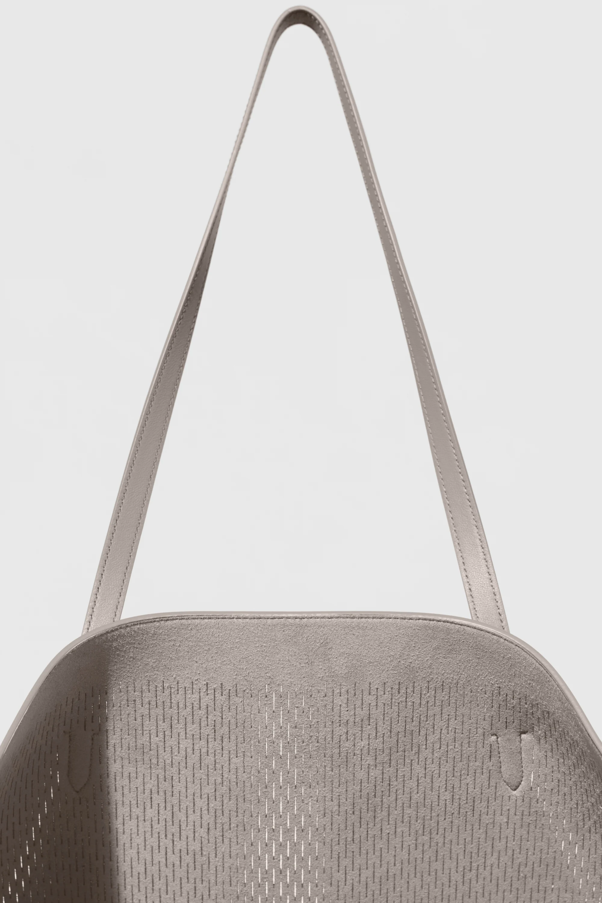 ALO Leather Mesh Tranquility Tote in Warm Grind