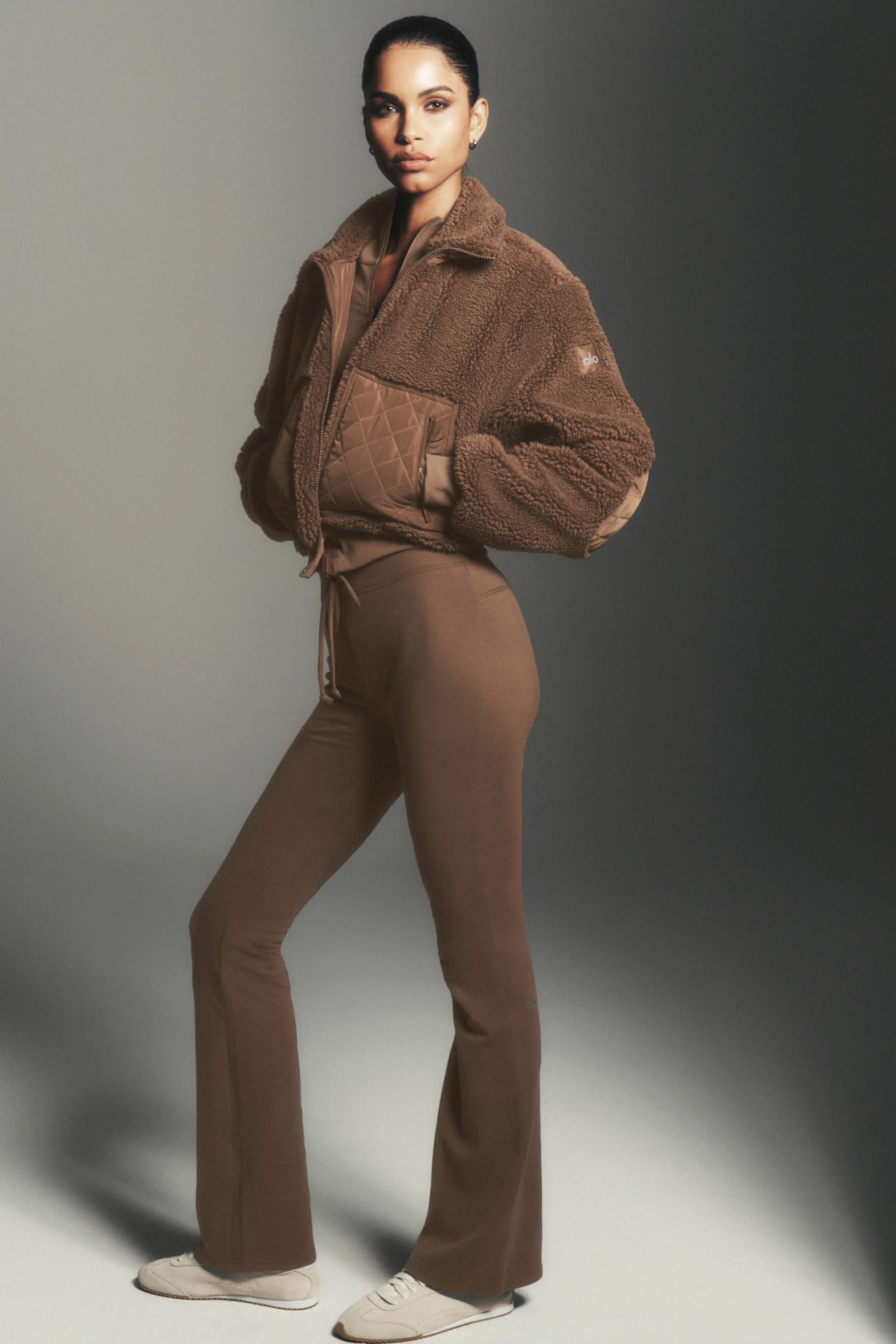 Sway Bootcut Sweatpant Java Brown Cotton Modal