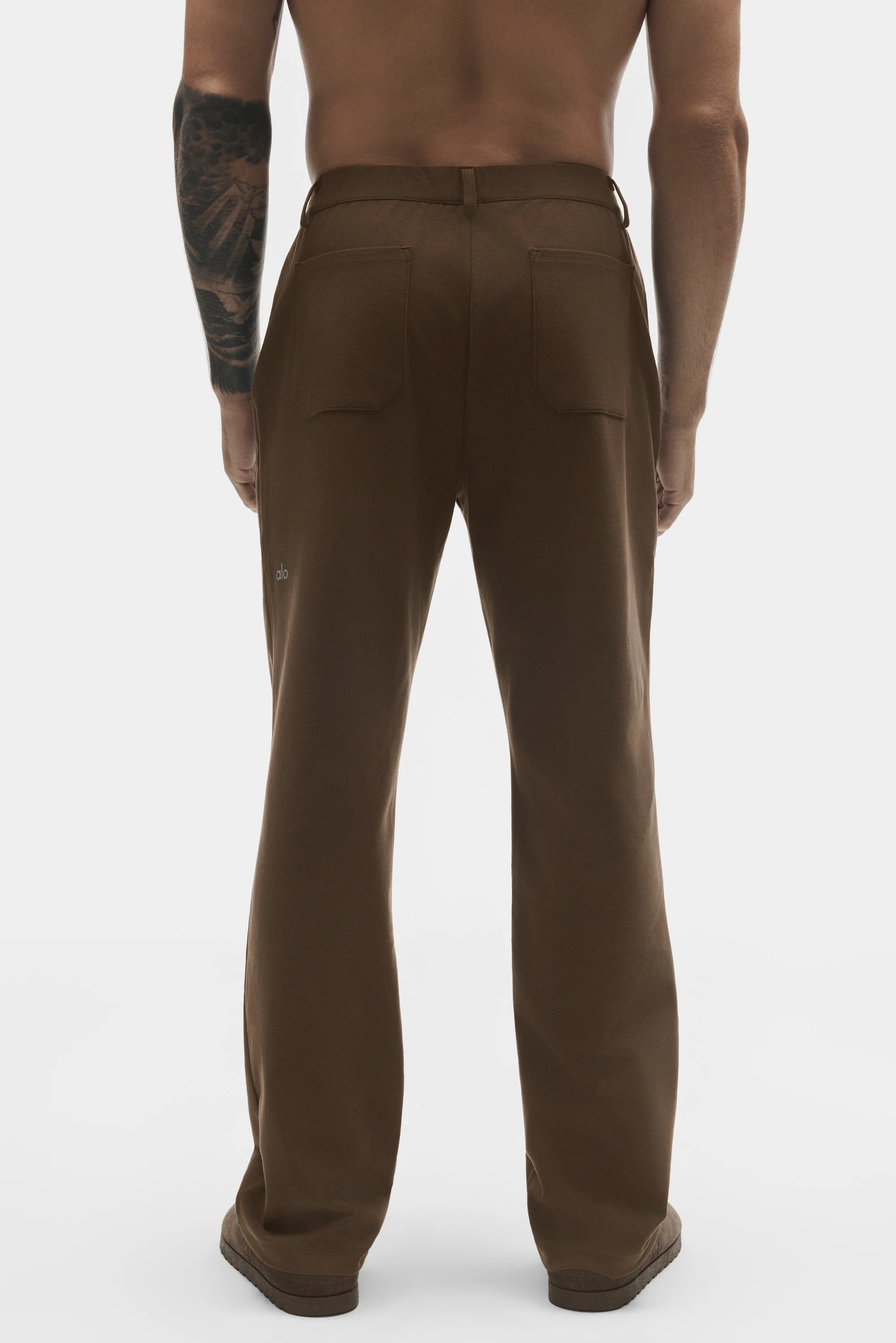 Conquer Max 4 Pocket Pant in Espresso, Straight Leg Performance Jersey