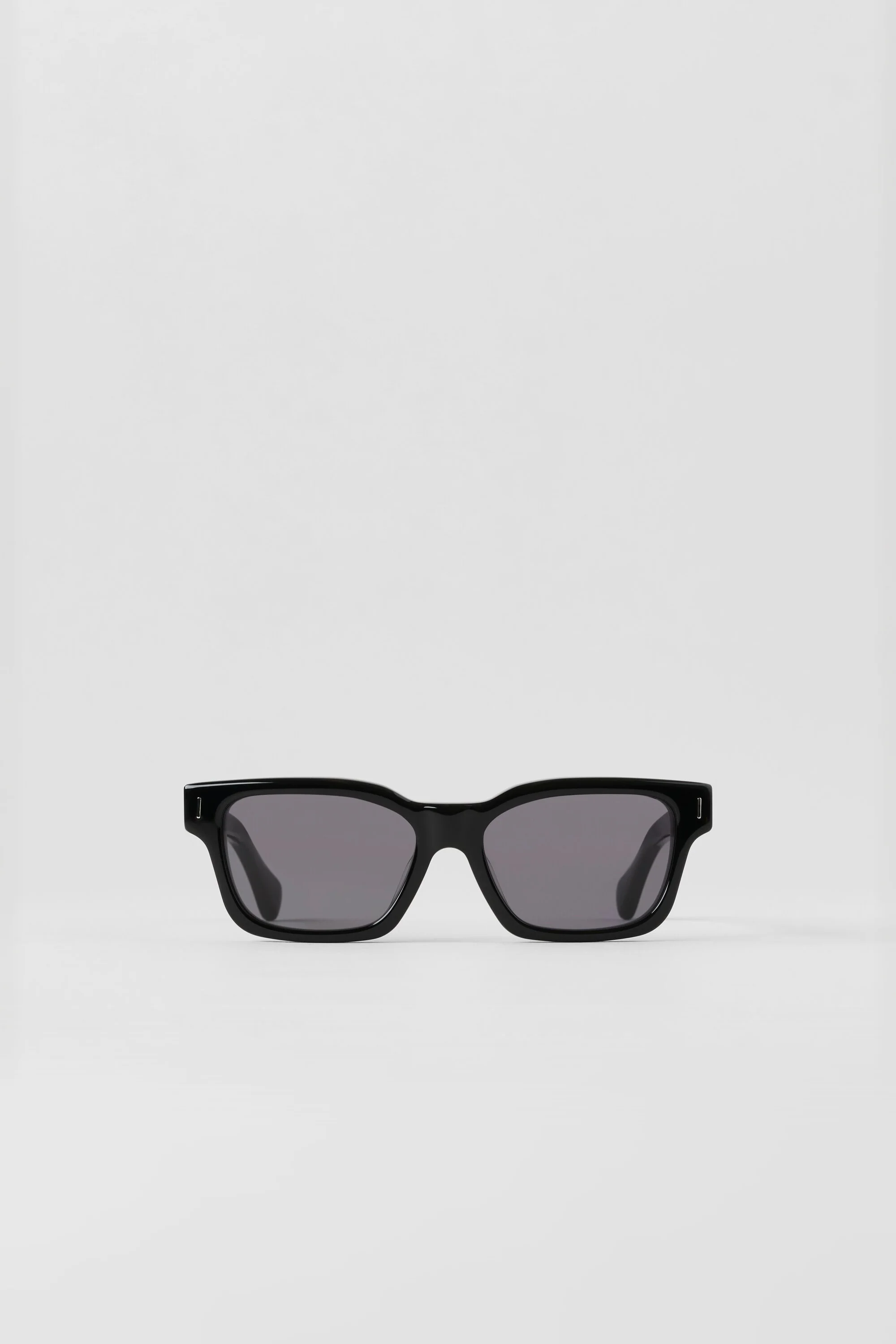 ALO Rectangle Sunglasses in Black with Grey Lenses and Acetate Frame