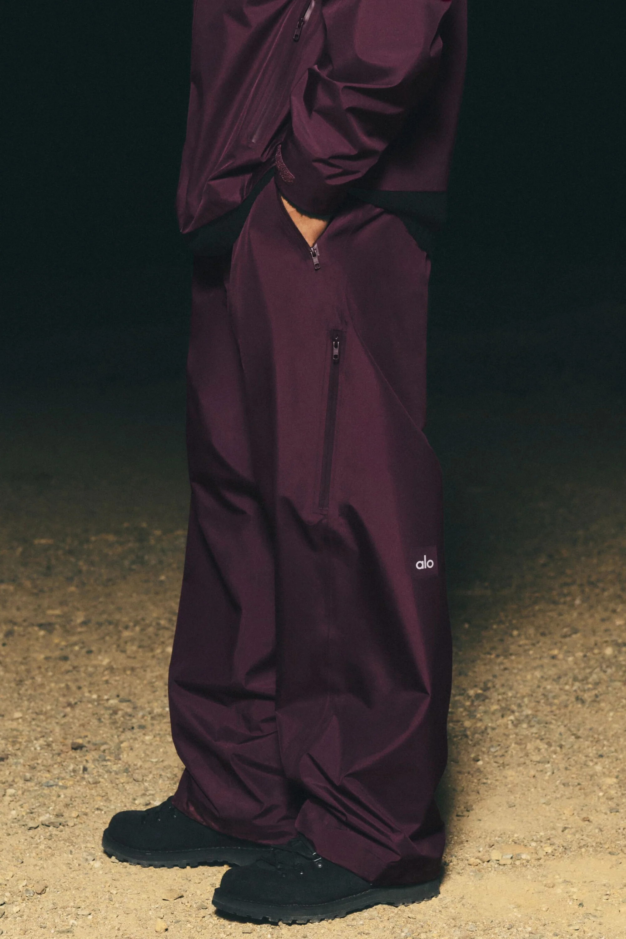 Pantalón Alpha Shell - Rich Bordeaux