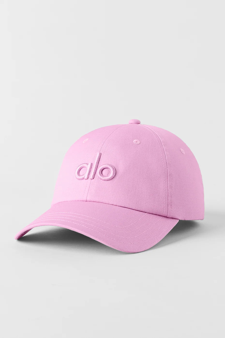 Aloyoga Off-Duty Cap in Candy Heart Pink mit Klettverschluss