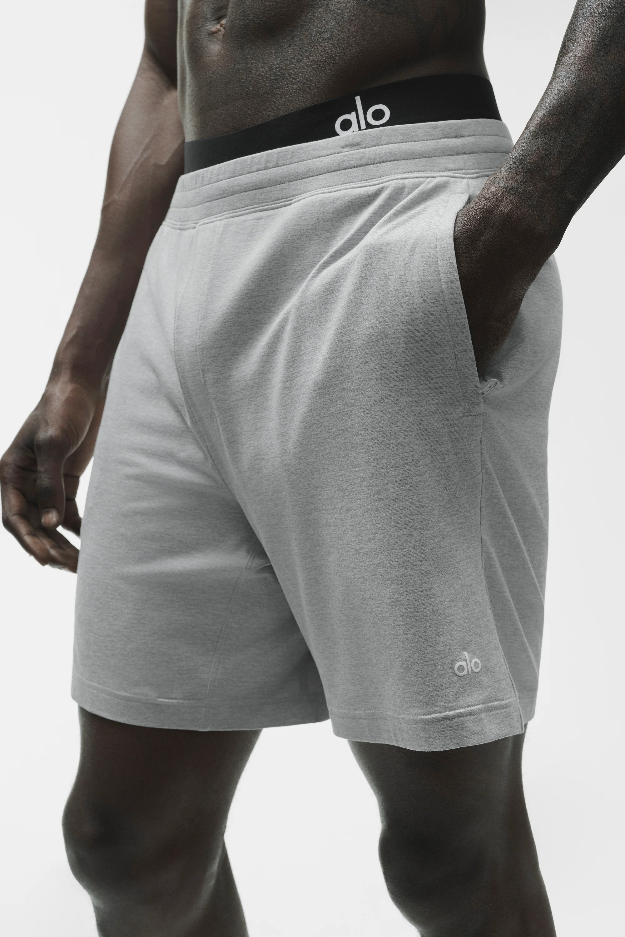 7 Inch Conquer React Performance Short in Vintage Athletic Heather