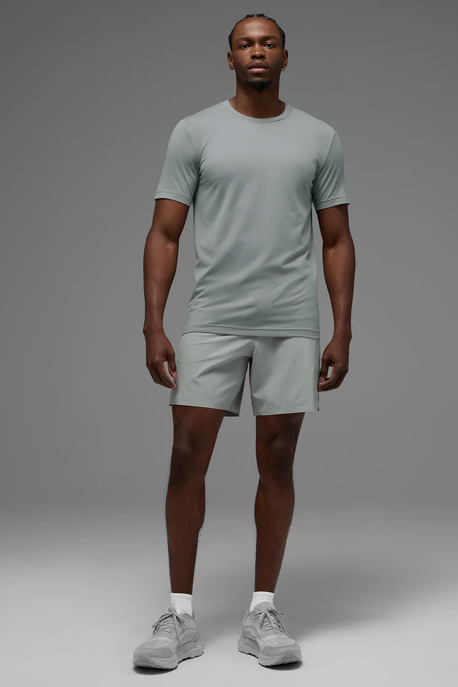 Conquer Reform Crewneck Short Sleeve in Lunar Grey for Training