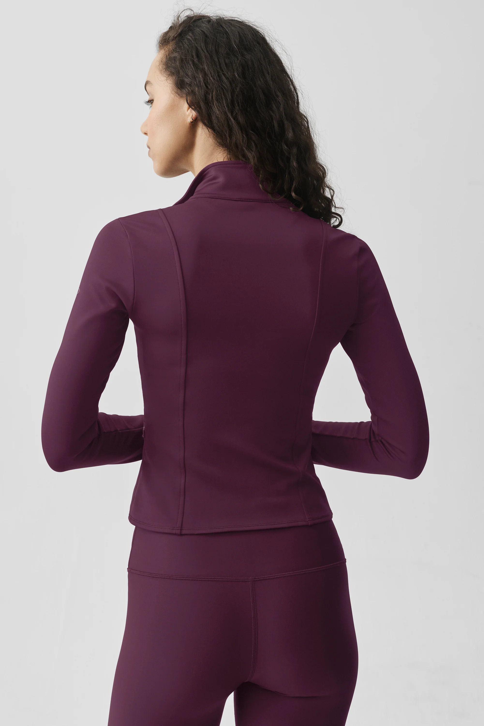 Airlift Winter Warm Radiant Full-Zip Jacket in Rich Bordeaux