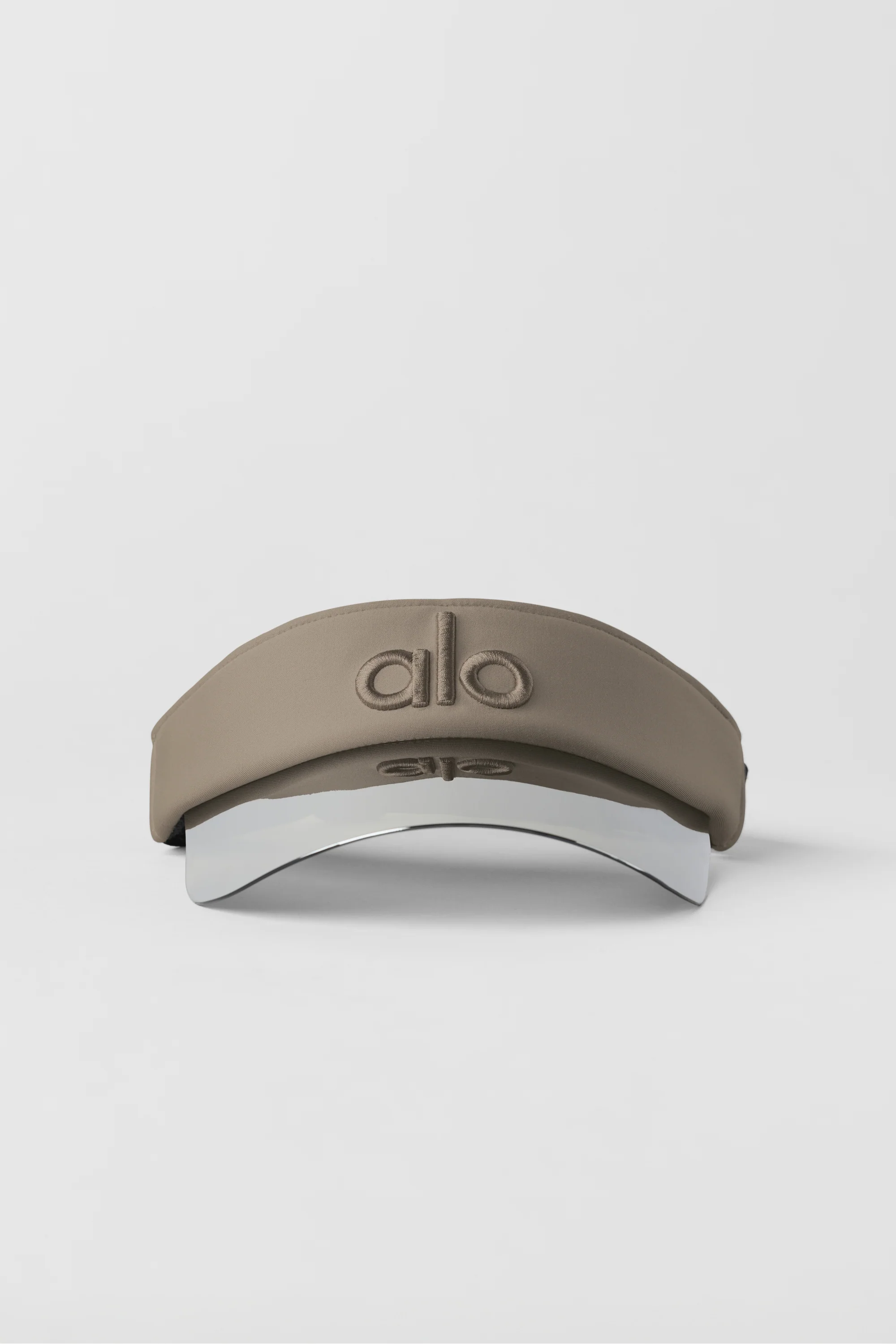 Airlift Solar Visor in Gravel with Holographic Brim