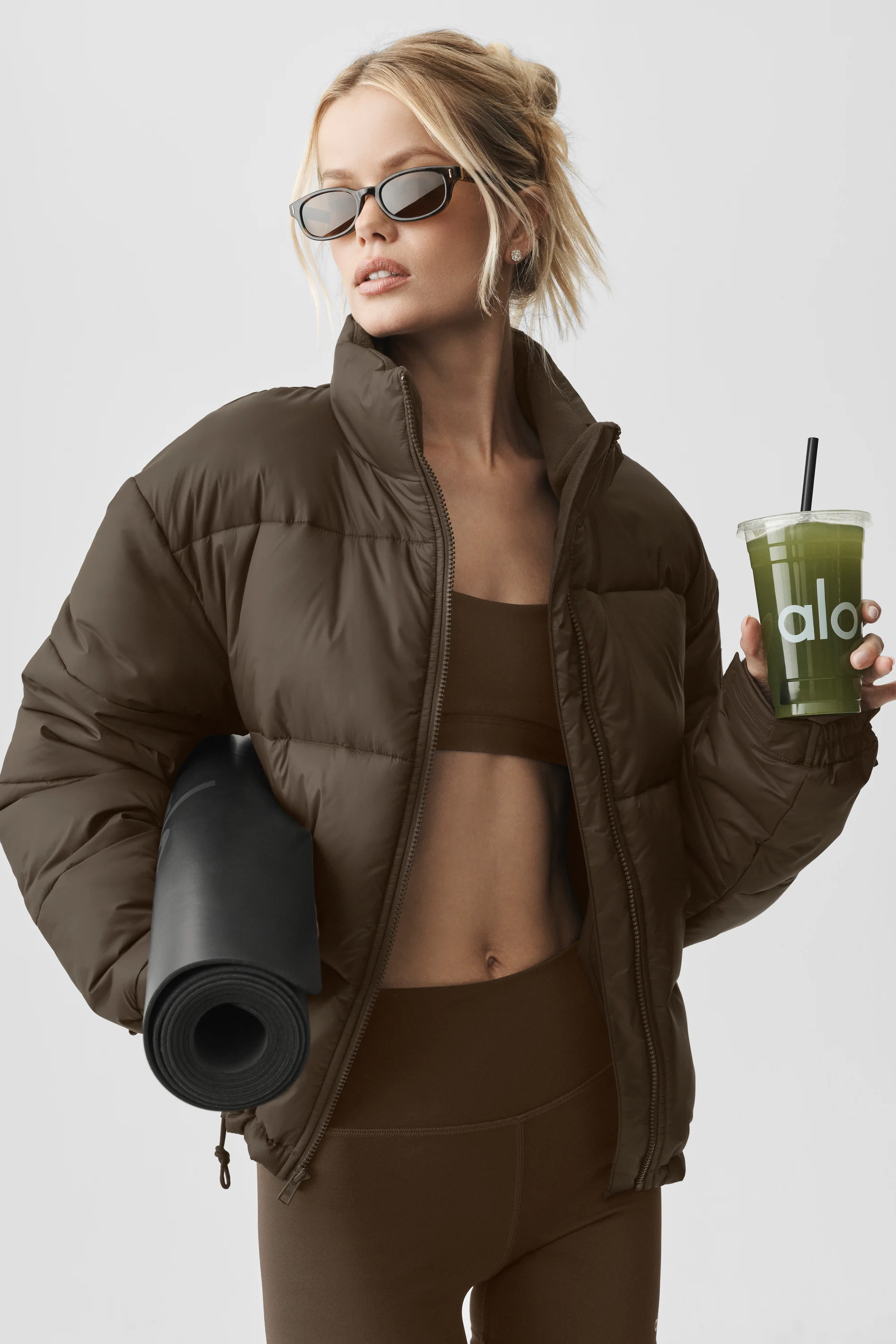 Cold Front Puffer Jacket in Espresso for Transitional Weather
