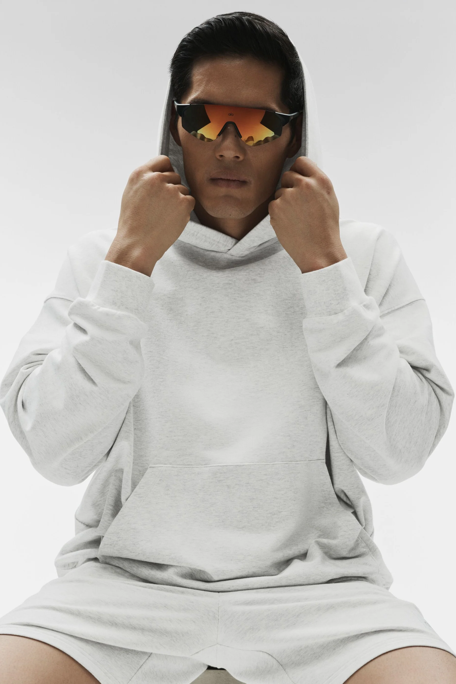 Men's Double Take Hoodie i White Heather