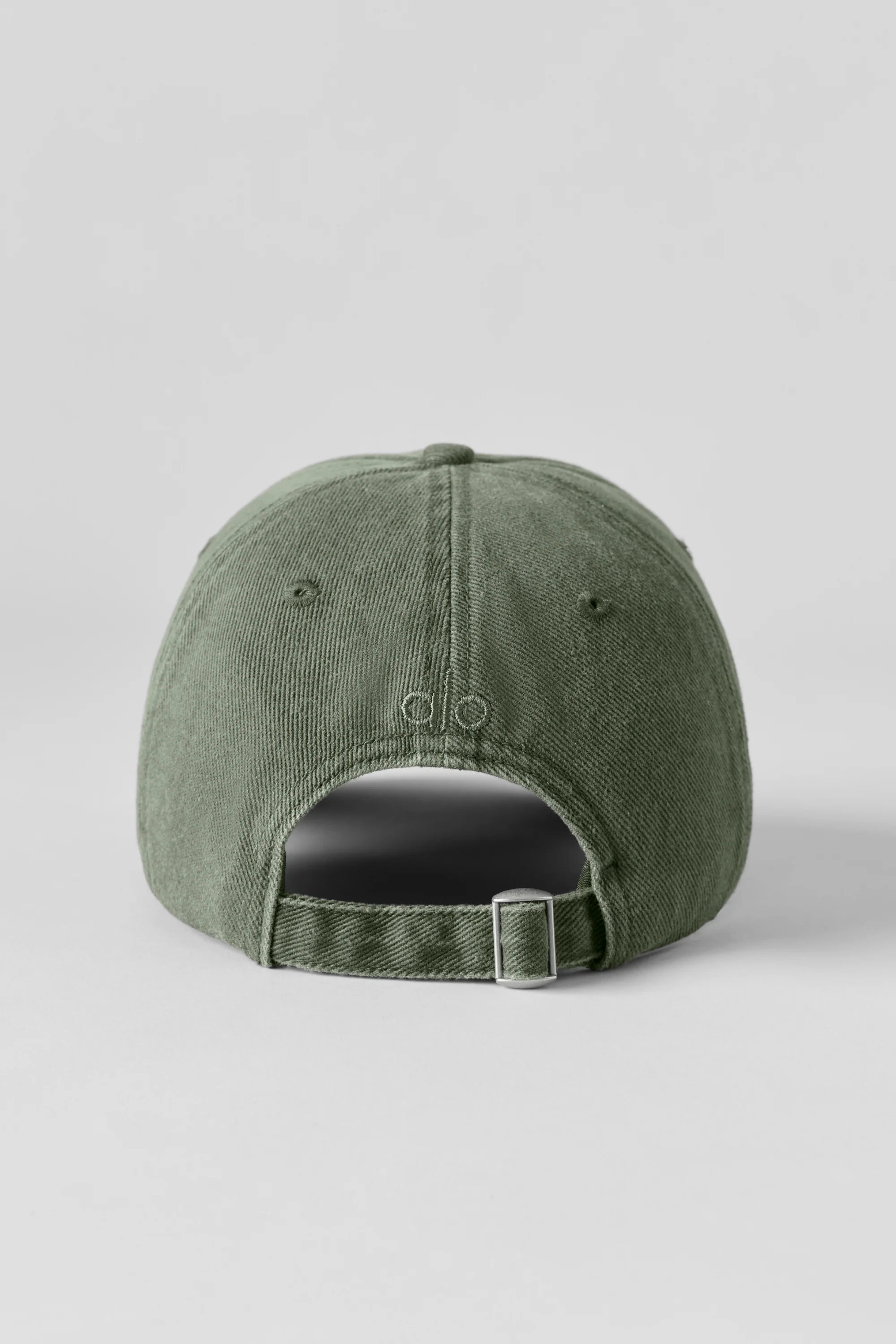 Washed Off-Duty Cap in Bamboo Green Wash