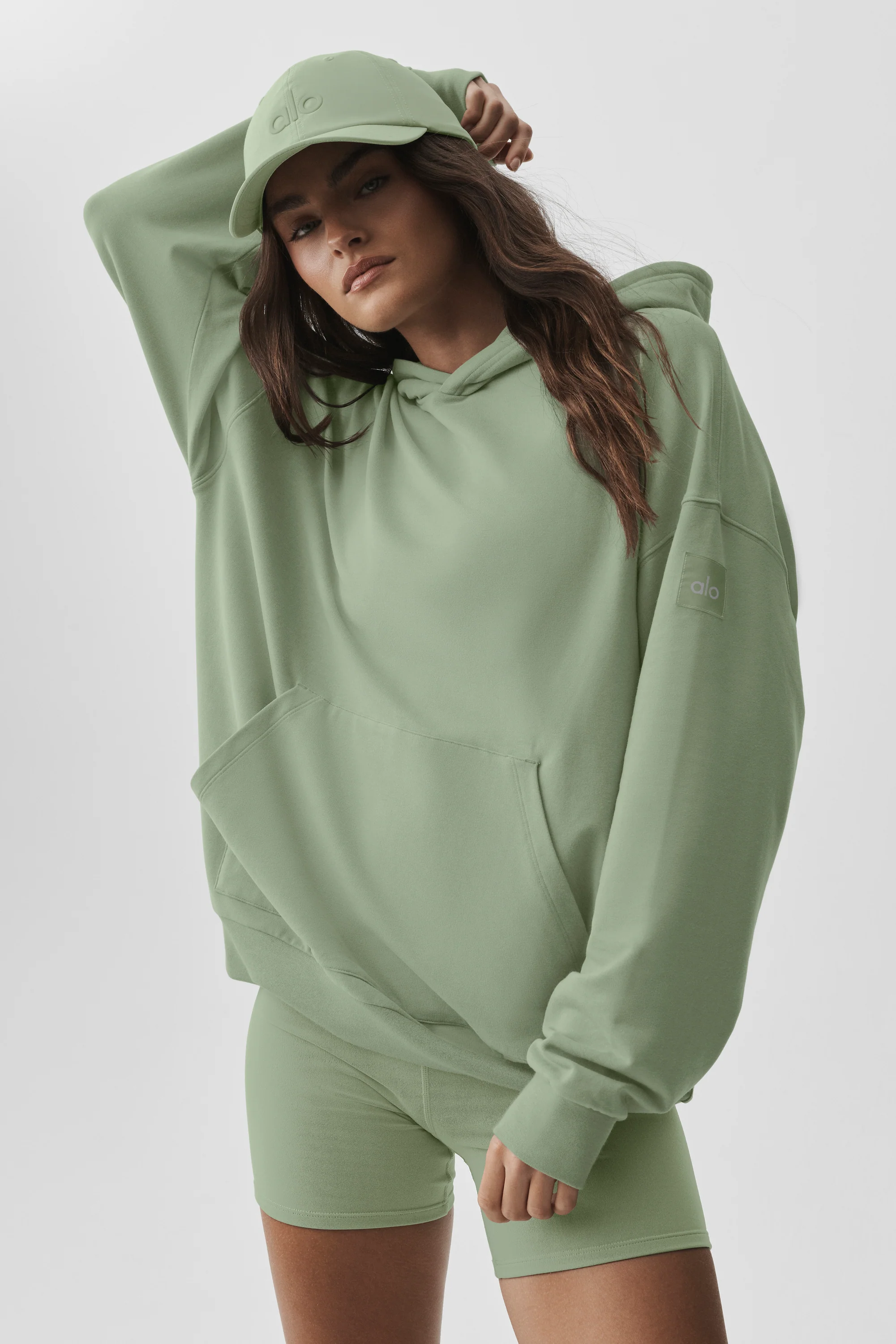 Hoodie Double Take - Dune Grass