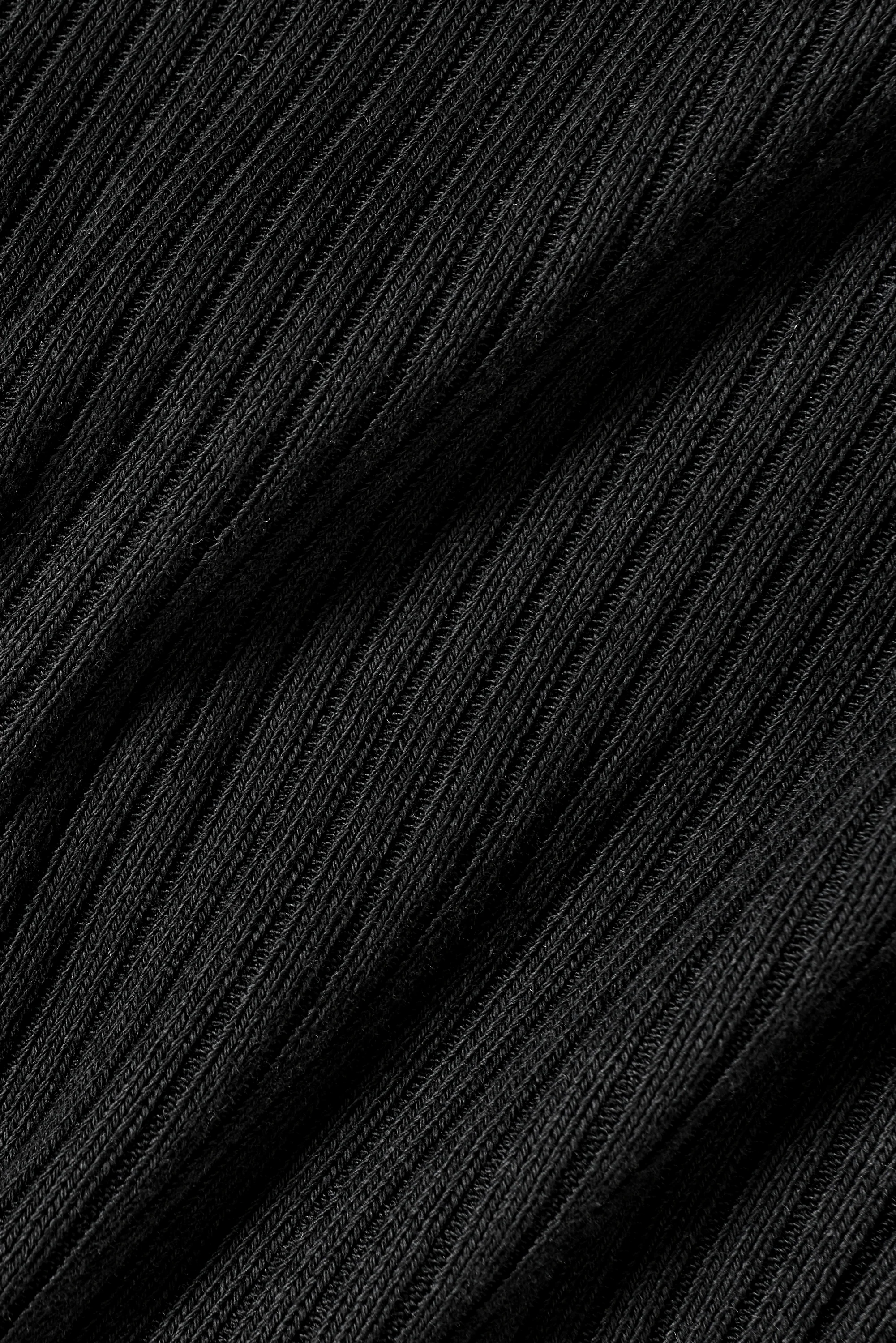 Ribbed Reset Short in Black with 2.5 Inch Inseam