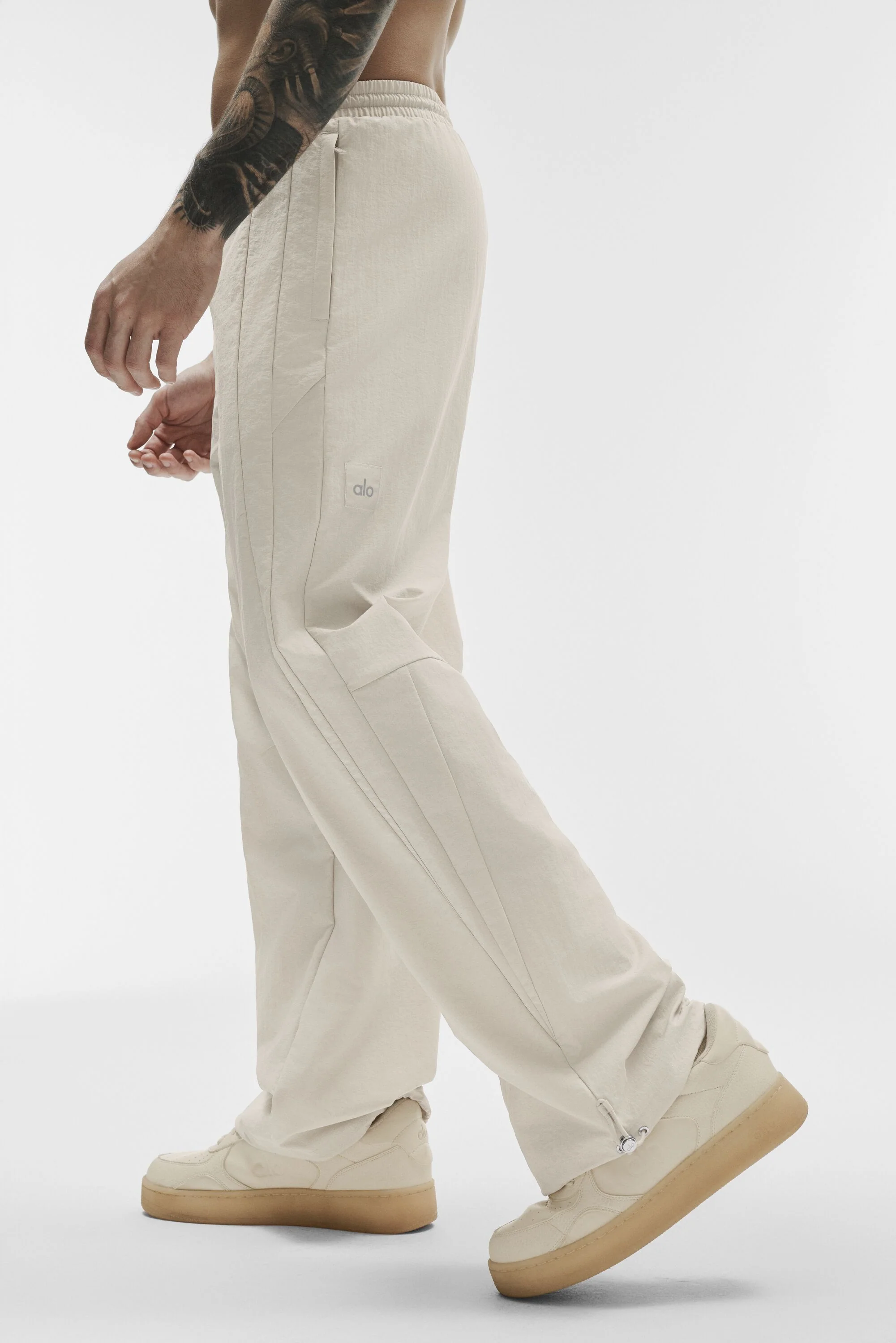 Pantalon de jogging droit à emporter en coloris Bone