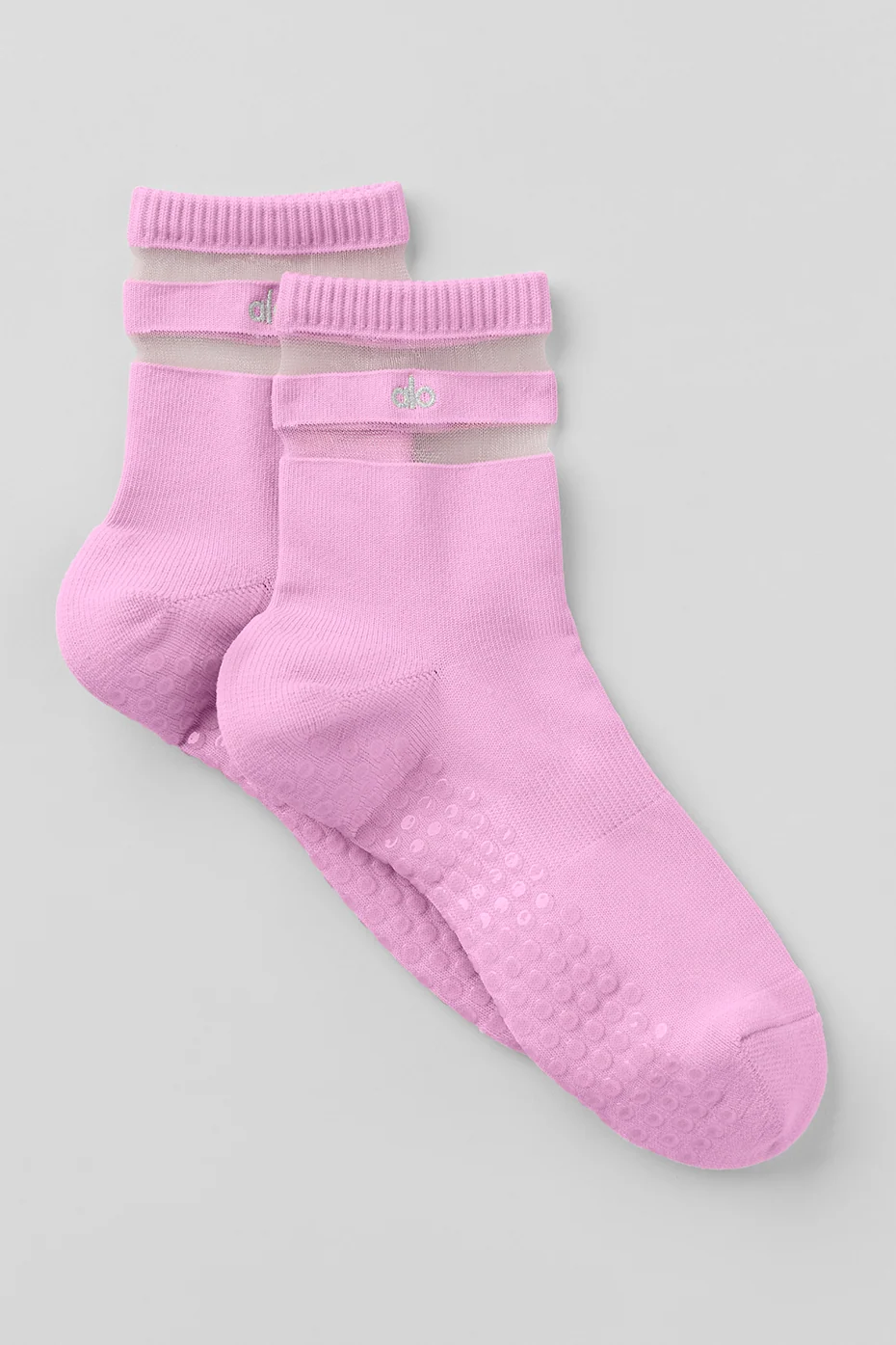 Women's Pulse Grip Sock in Candy Heart Pink