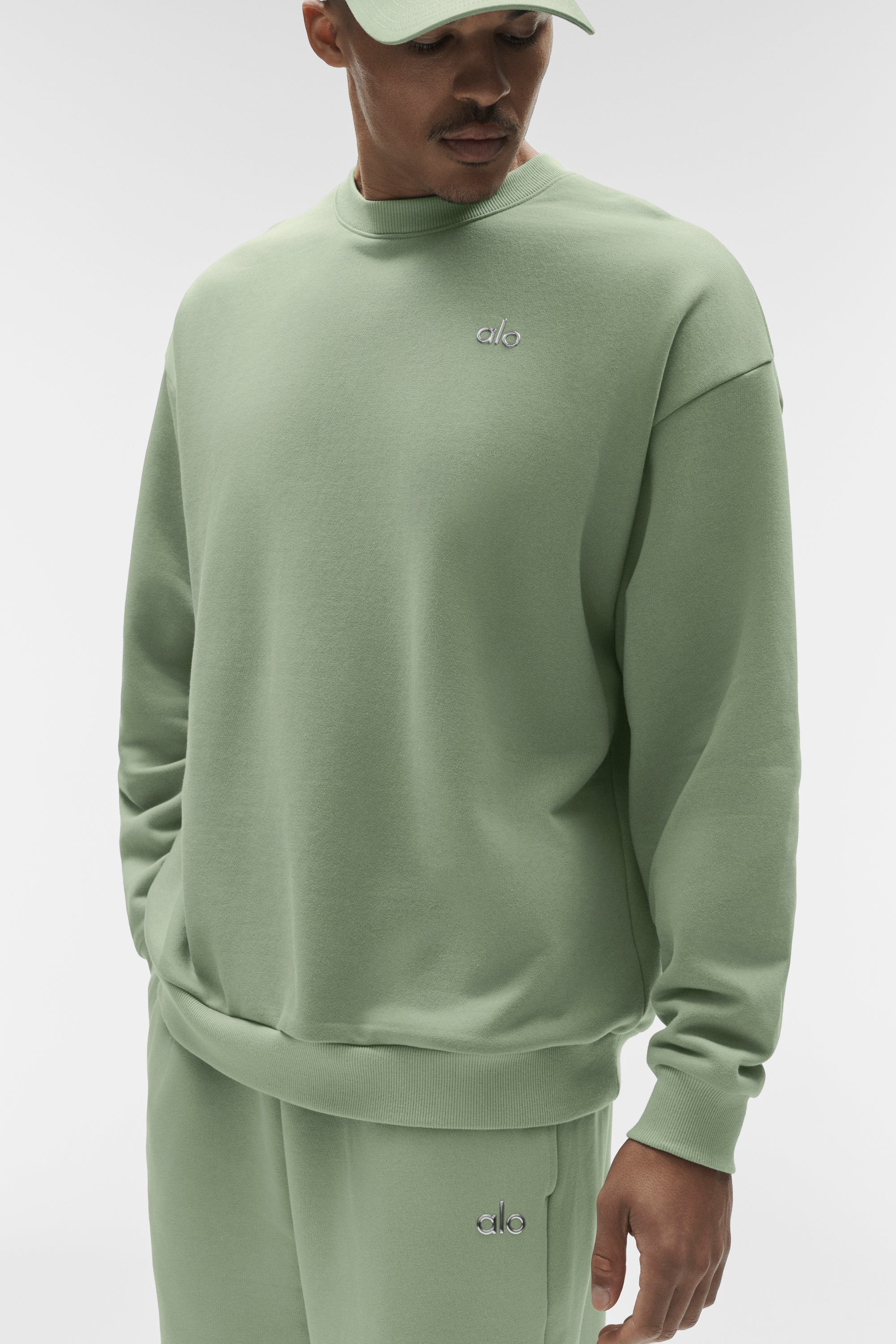 Pull col rond Accolade - Dune Grass pour homme