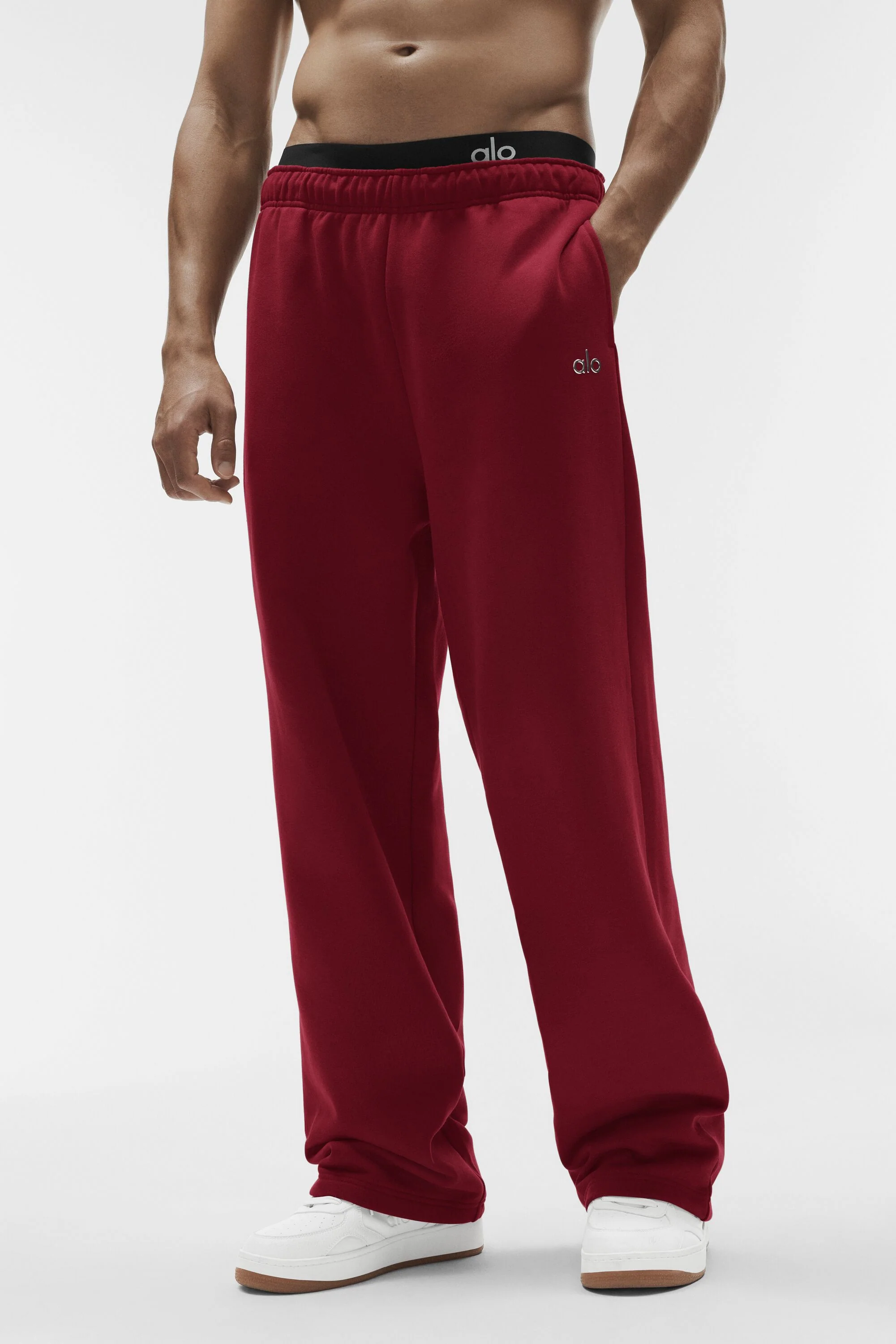 Accolade Straight Leg Sweatpant in Summer Romance Red for Men
