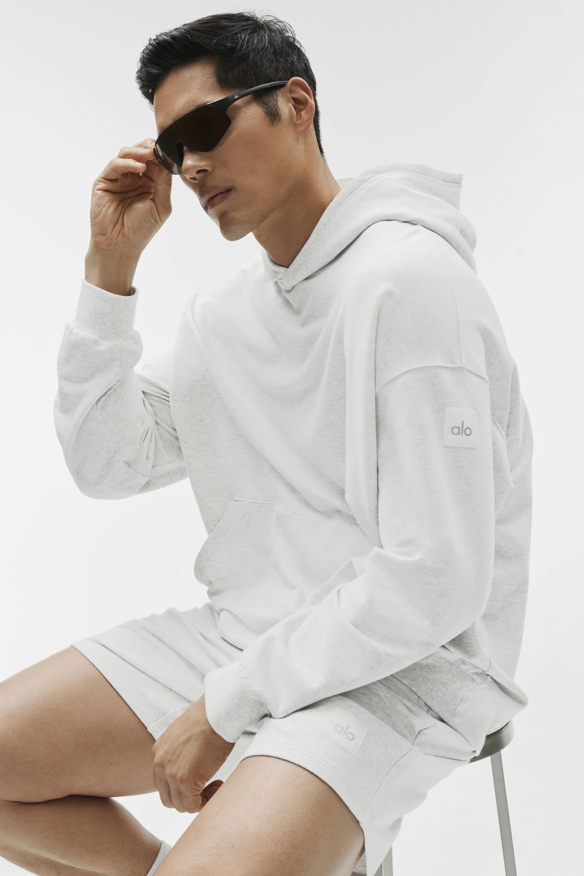 Men's Double Take Hoodie i White Heather