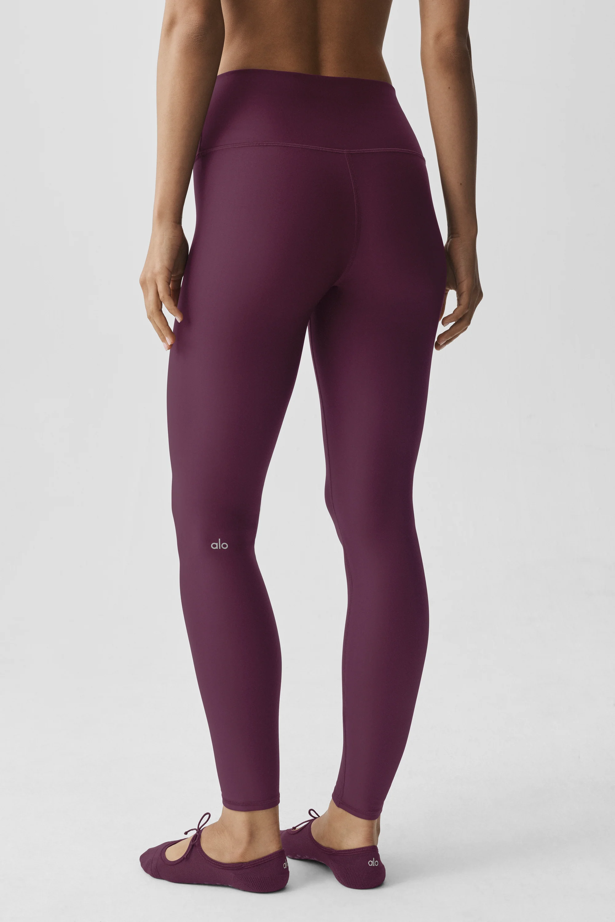 Airlift Winter Warm High-Waist Legging in Rich Bordeaux
