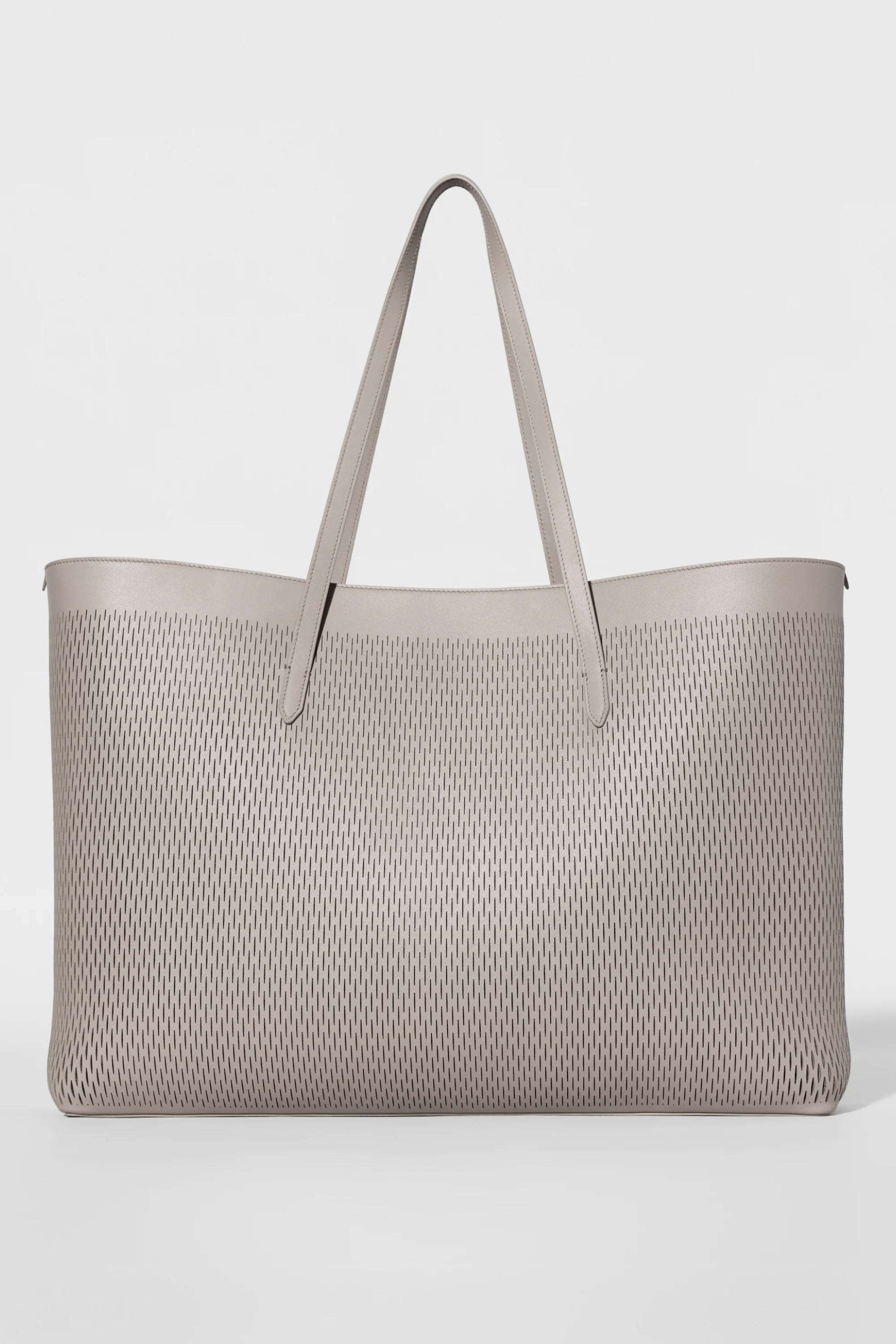 ALO Leather Mesh Tranquility Tote in Warm Grind