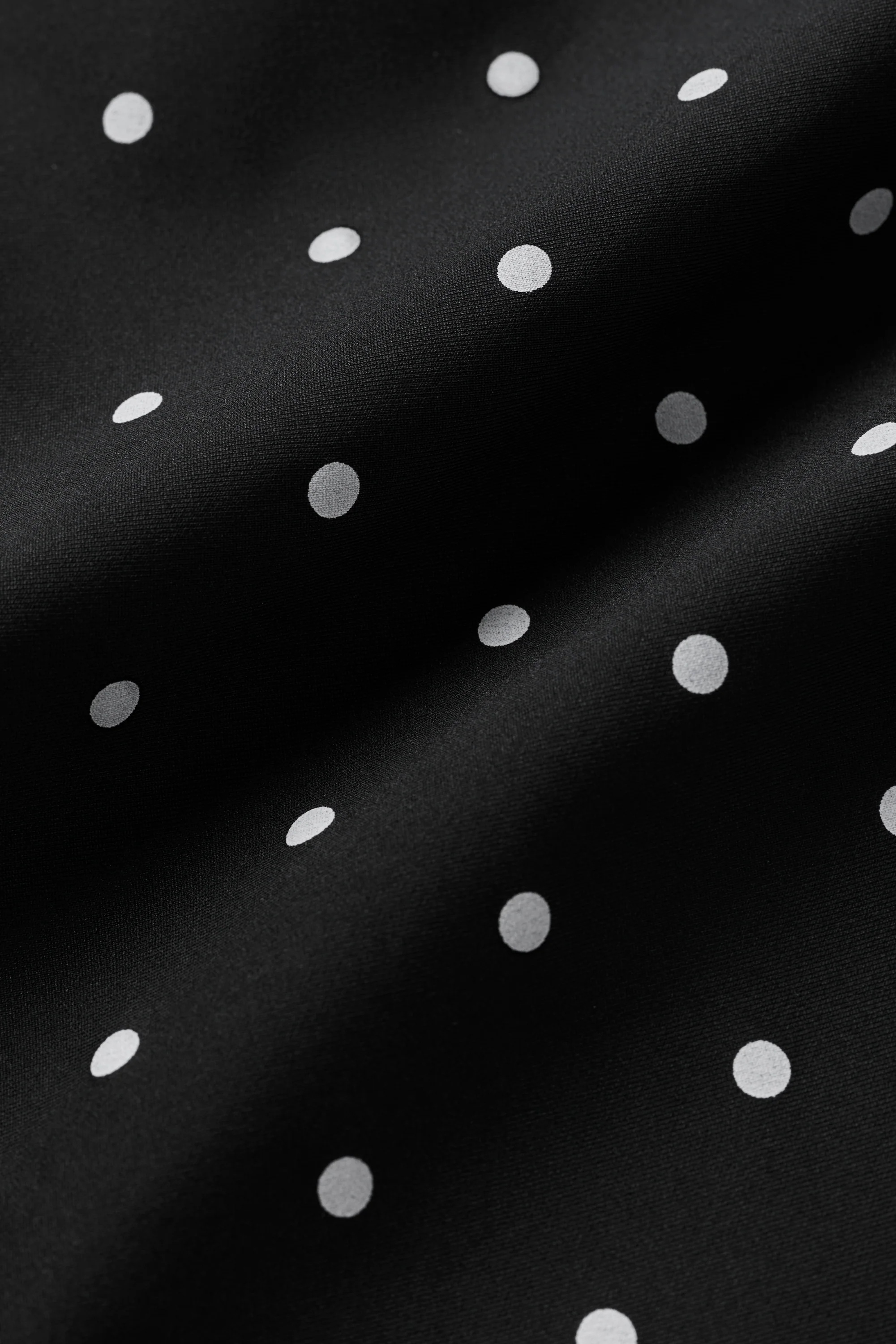 Airlift Polka Dot High-Waist Iconic 90's Capri in Schwarz/Weiß