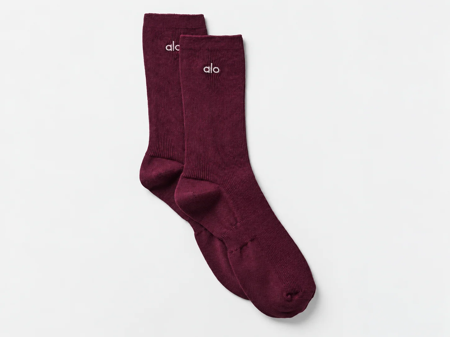 Calzino unisex a mezza coppa discreto in bordeaux