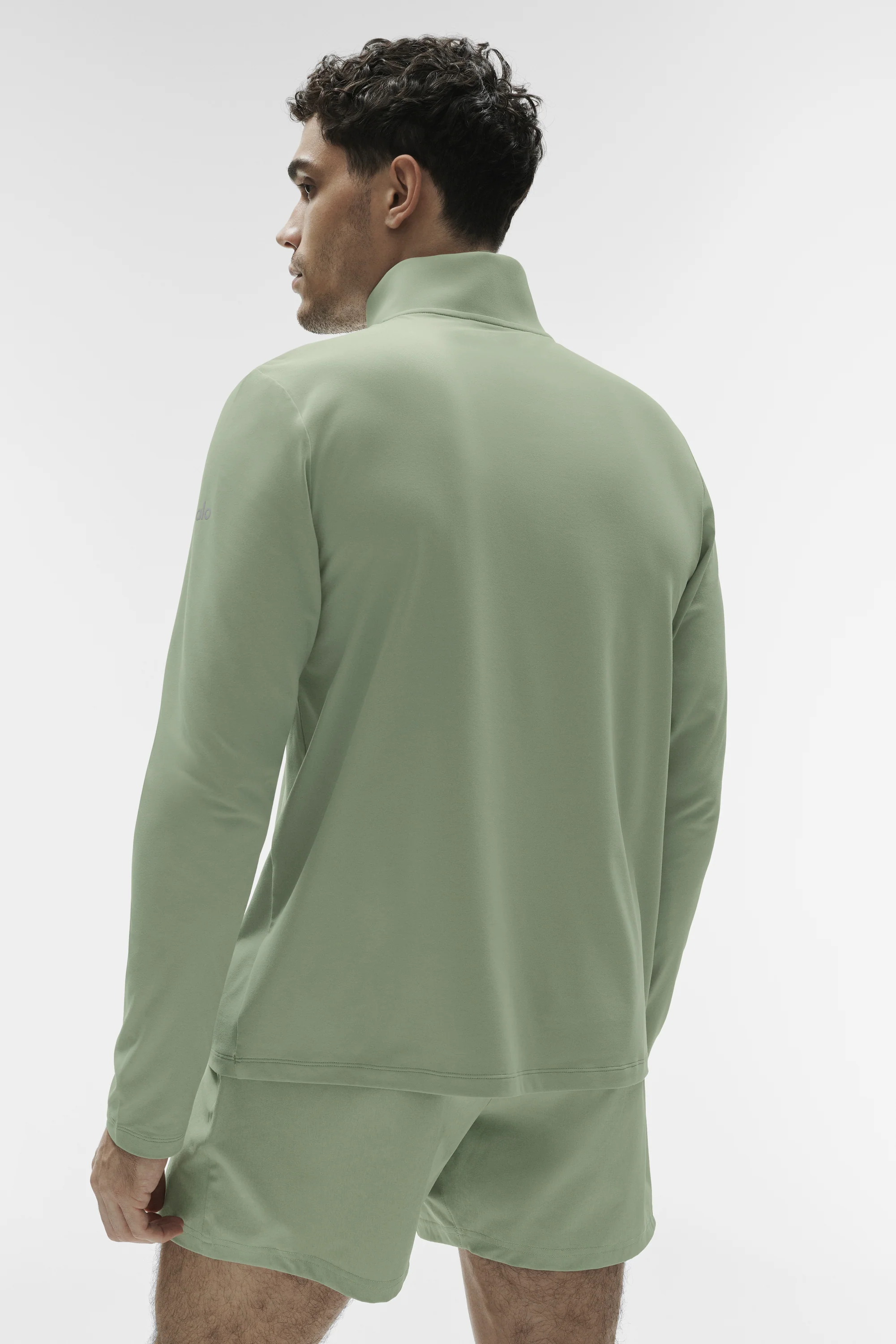 Bluza z długim rękawem i półzamkiem Conquer 1/4 Zip Reform – Dune Grass