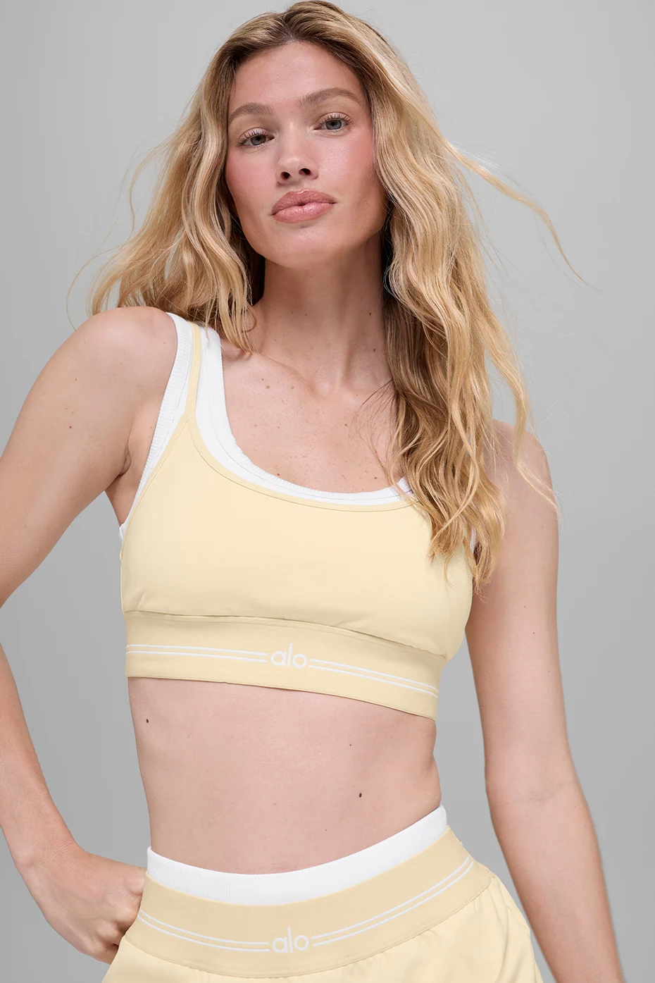 Airbrush Better Together Bra in Candlelight Yellow and White