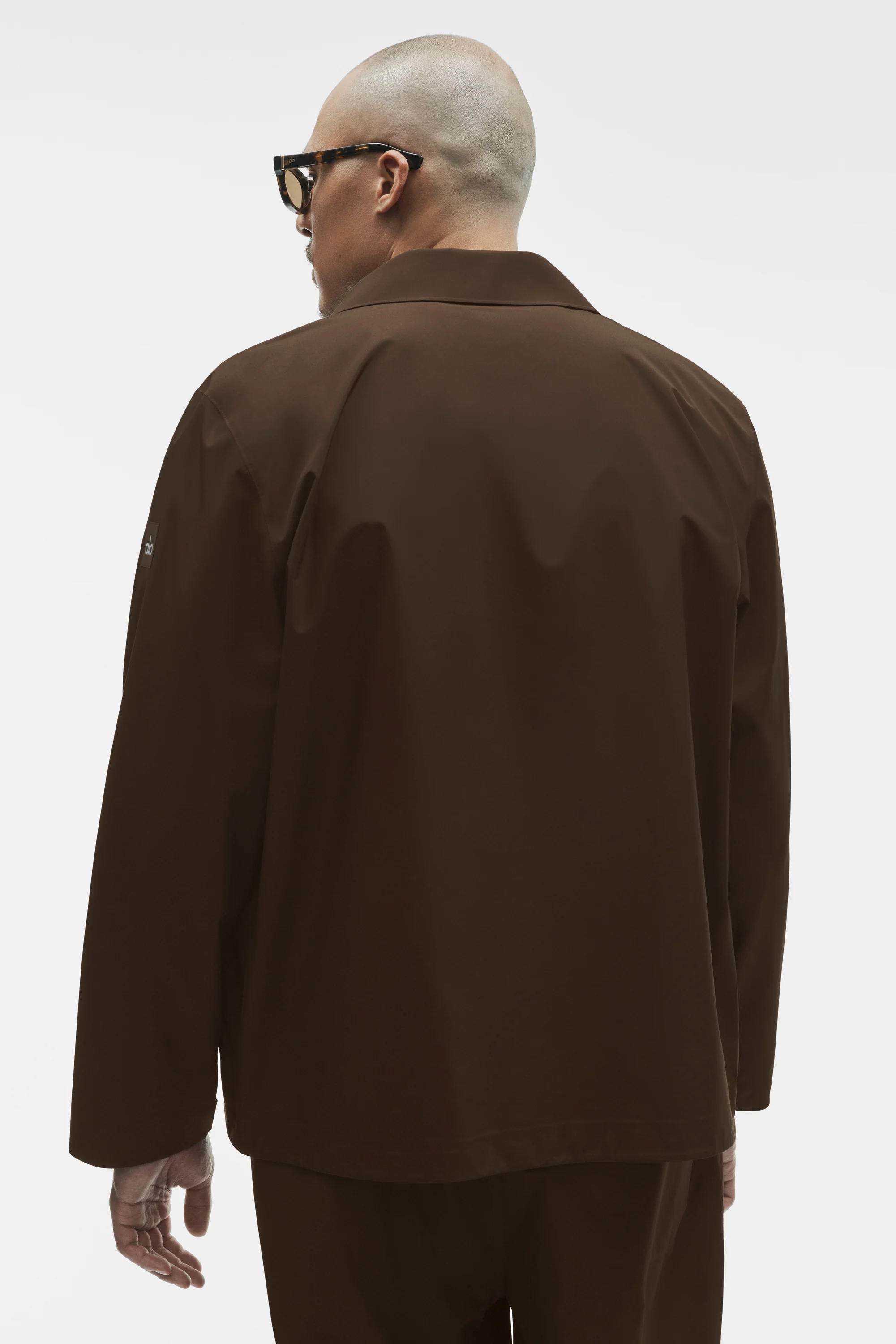 Alpha Shell Overshirt in Espresso mit wasserdichten Reißverschlüssen
