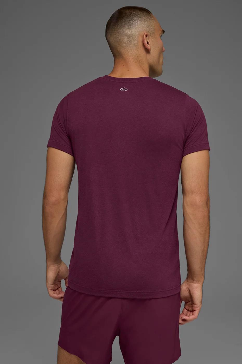Triumph Tee in Burgundy, Relaxed Fit Classic Men's Tee