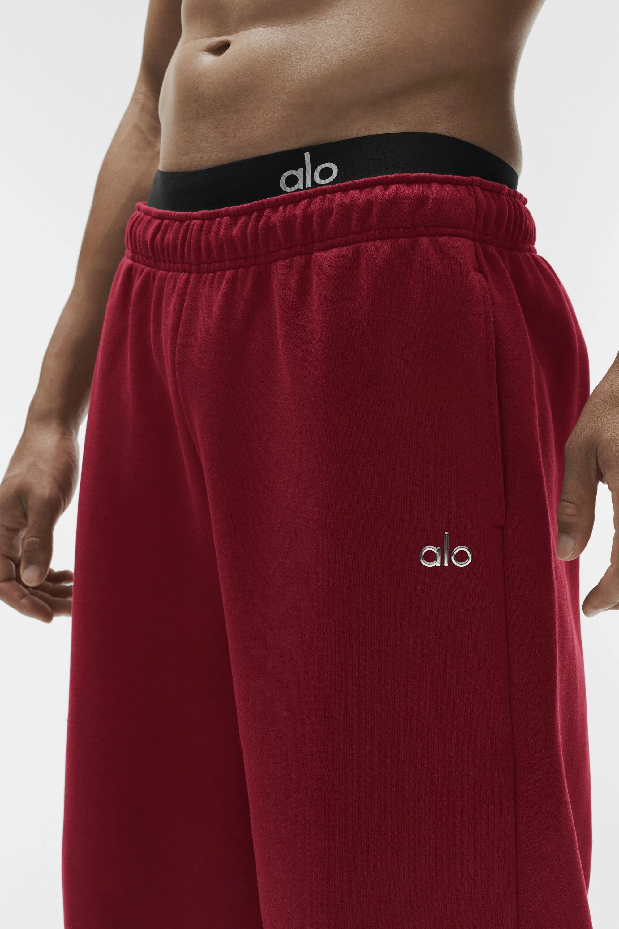 Accolade Straight Leg Sweatpant in Summer Romance Red for Men