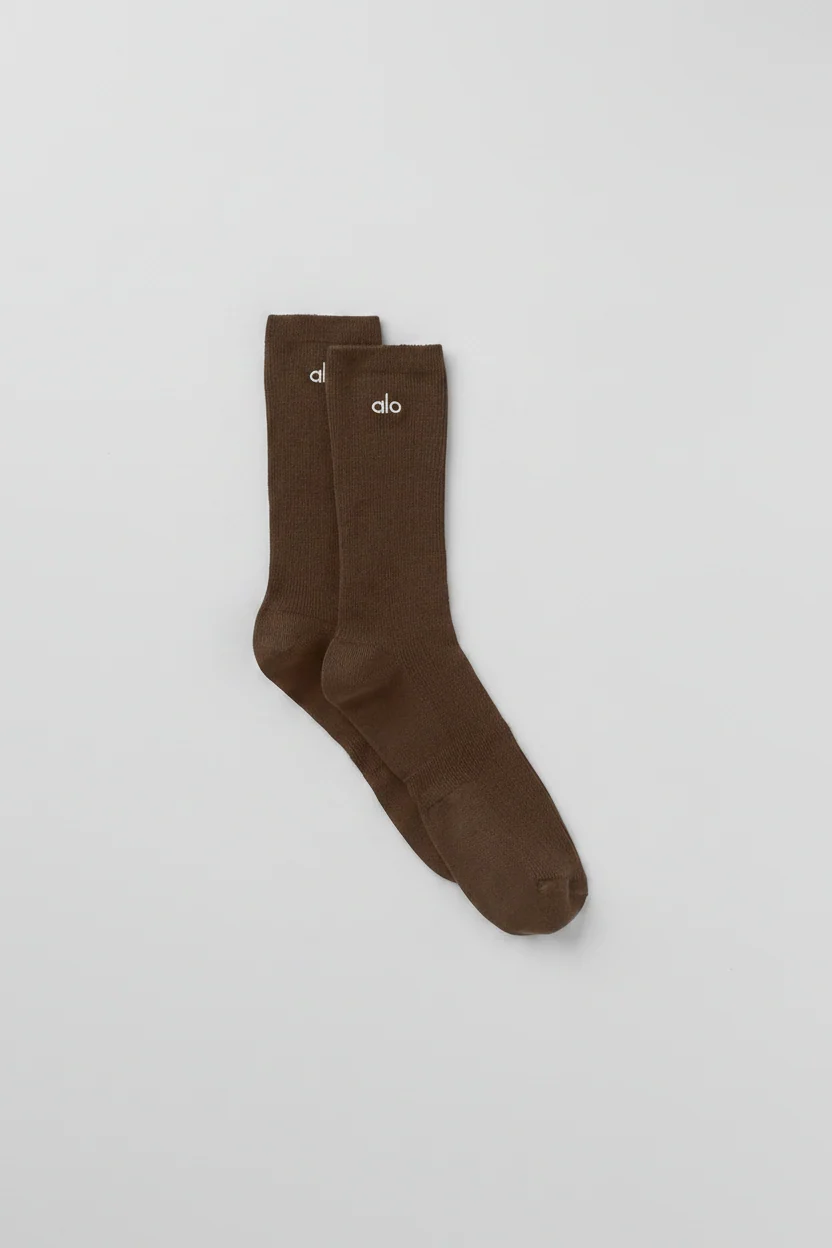 Skarpety unisex Half-Crew Understated Espresso