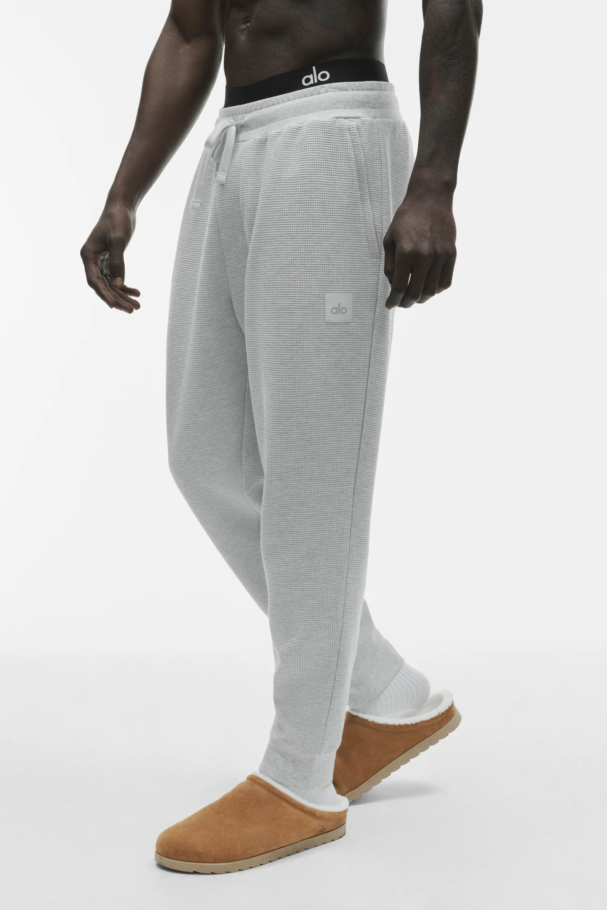 Waffle Lounge Jogger in Athletic Heather Grey
