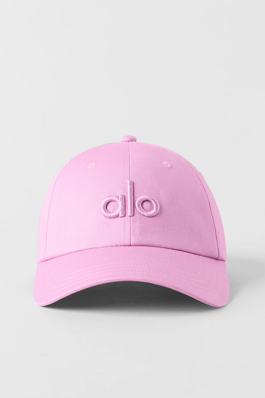 Aloyoga Off-Duty Cap in Candy Heart Pink mit Klettverschluss