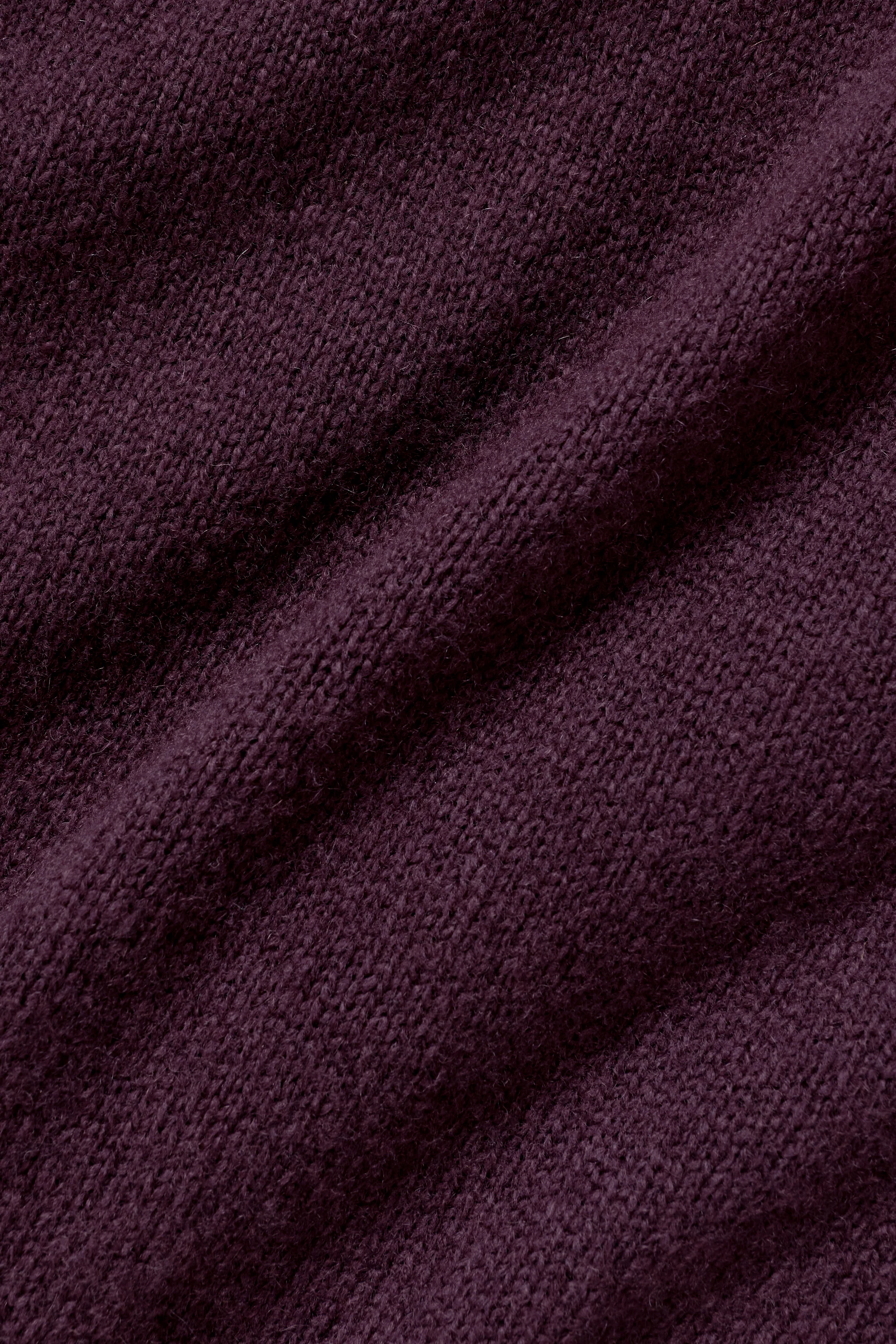 Unisex Wool Cashmere New Class Crewneck Sweater in Rich Bordeaux