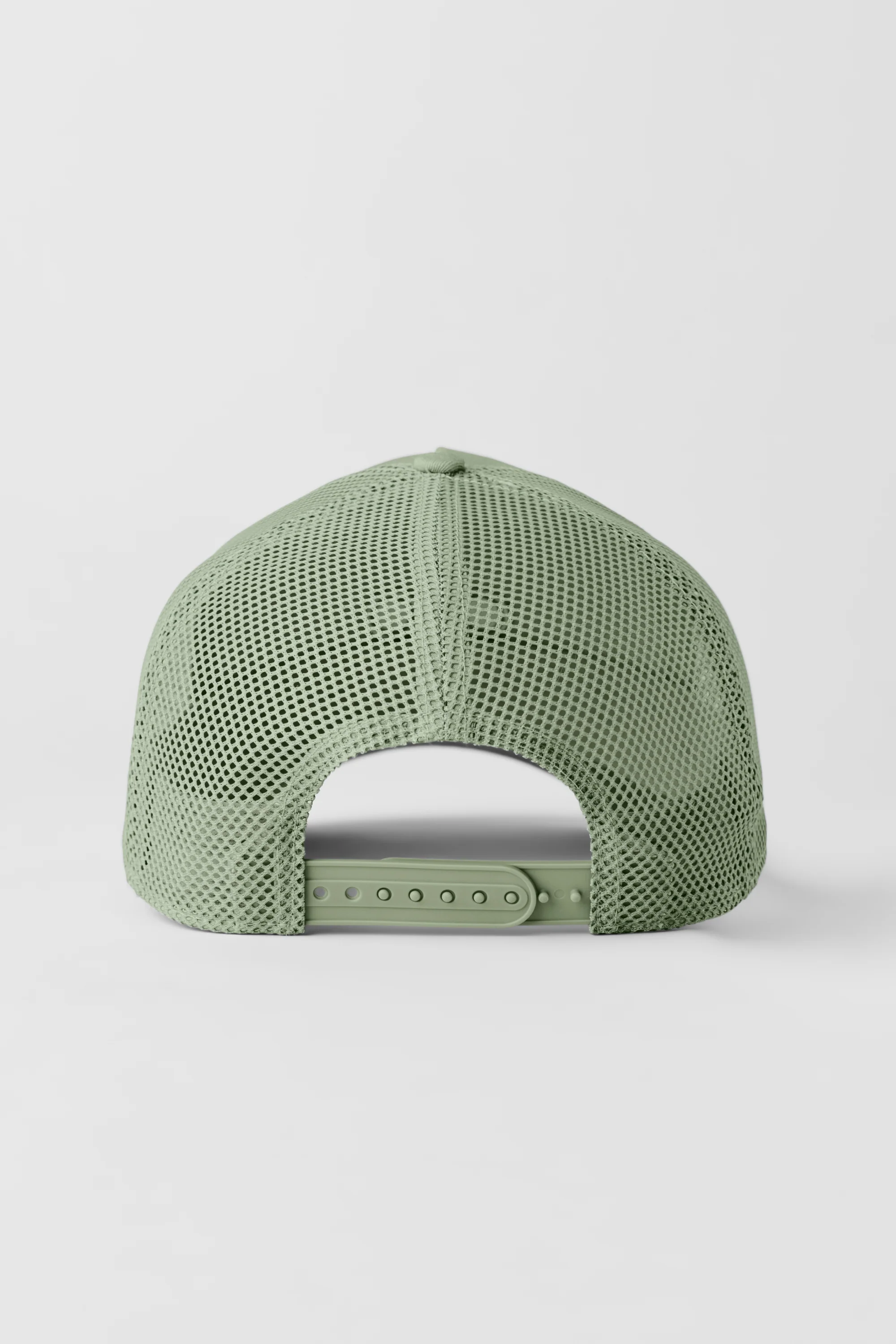 District Trucker Hat in Dune Grass with Embroidered Logo