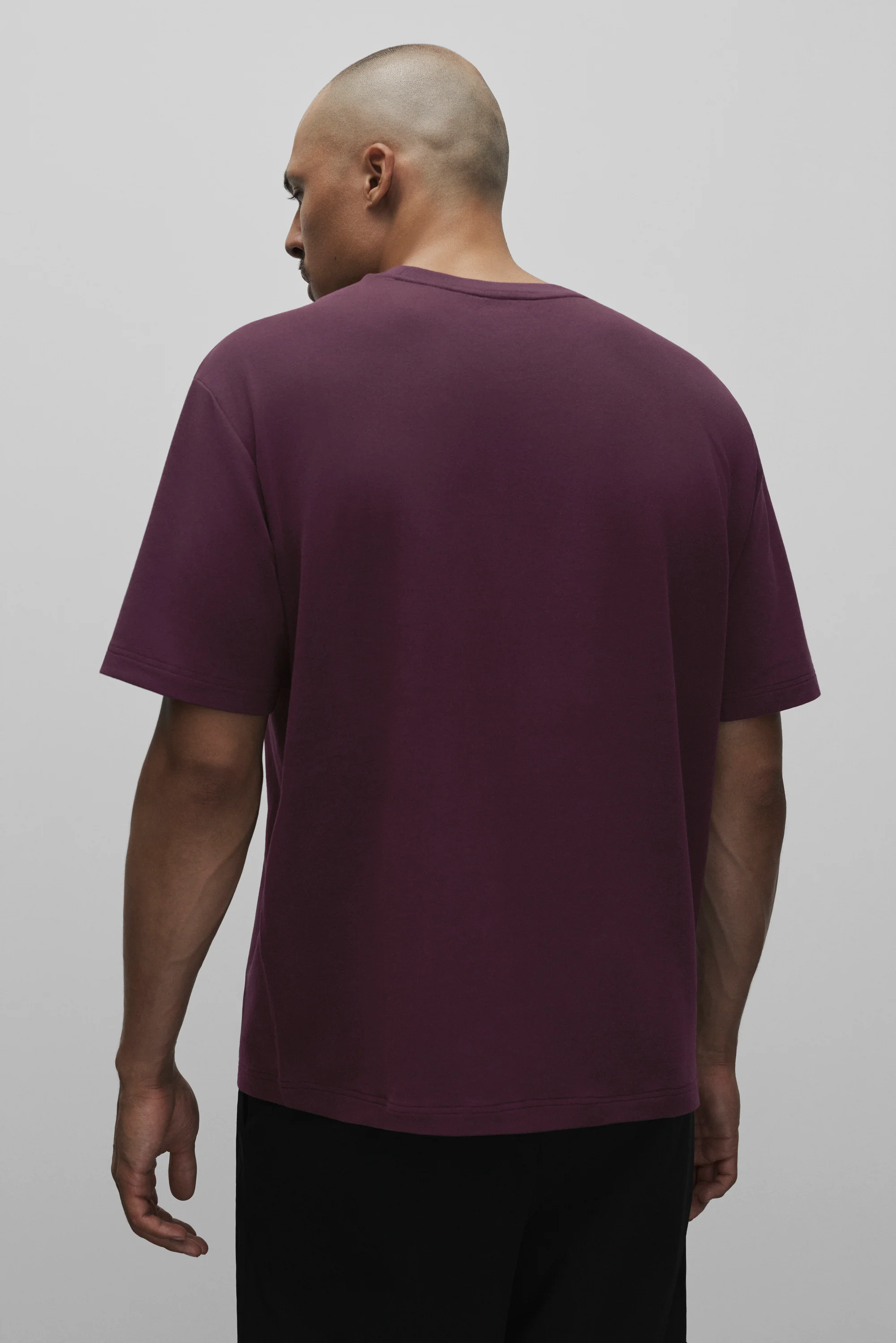 Double Take Short Sleeve - Rich Bordeaux