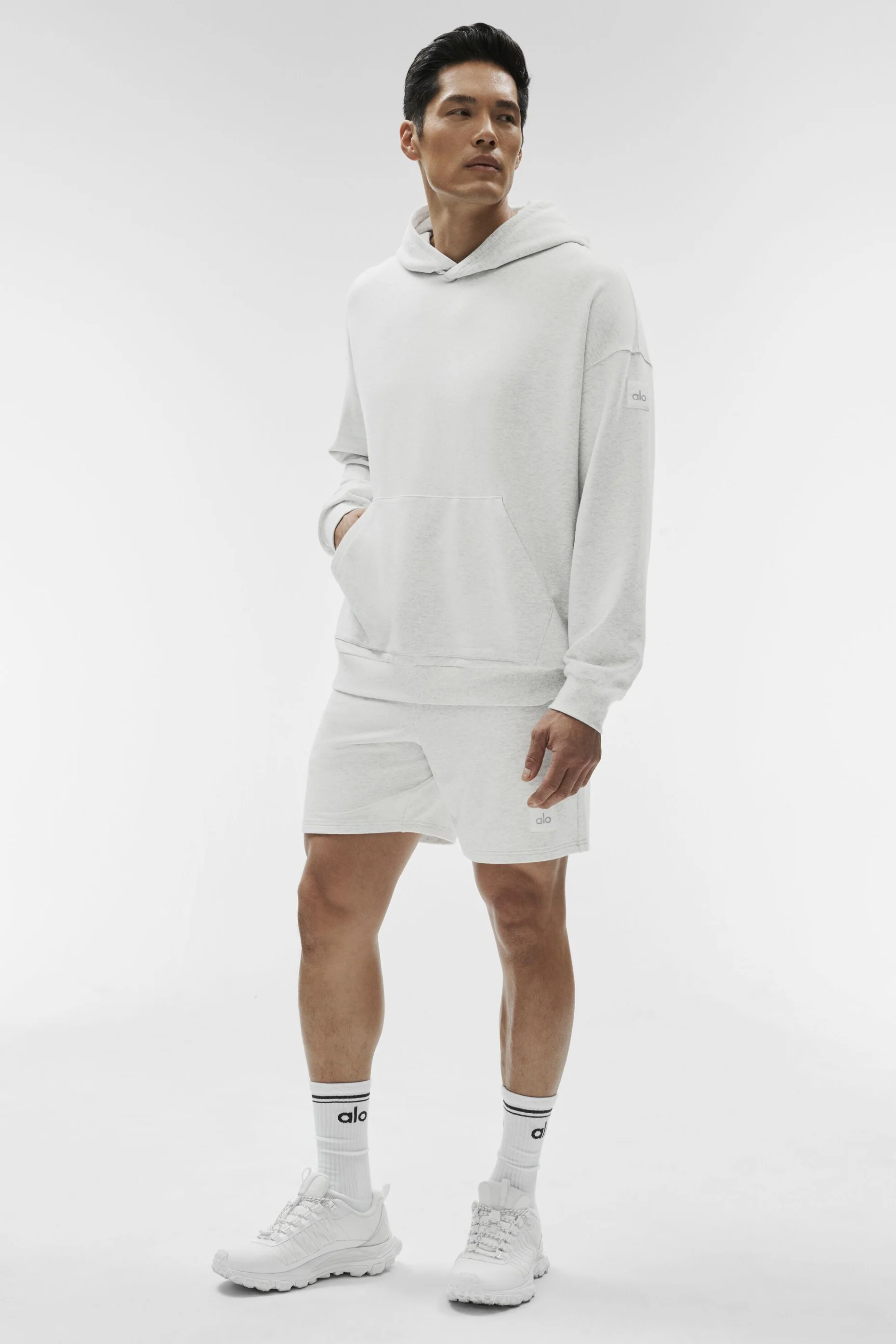 Men's Double Take Hoodie i White Heather