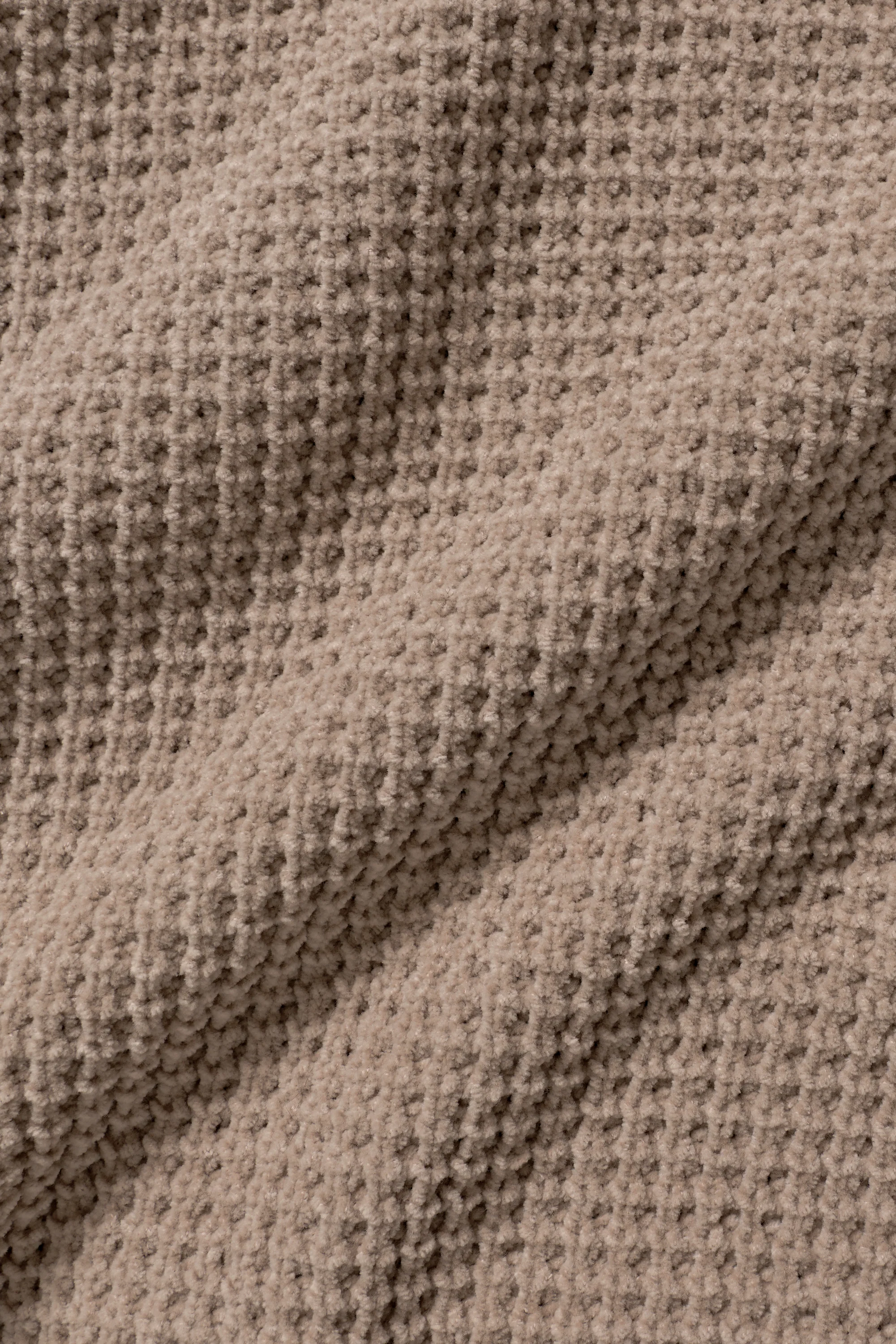 Gravel Waffle Chenille Edition hættetrøje til kvinder, relaxed fit