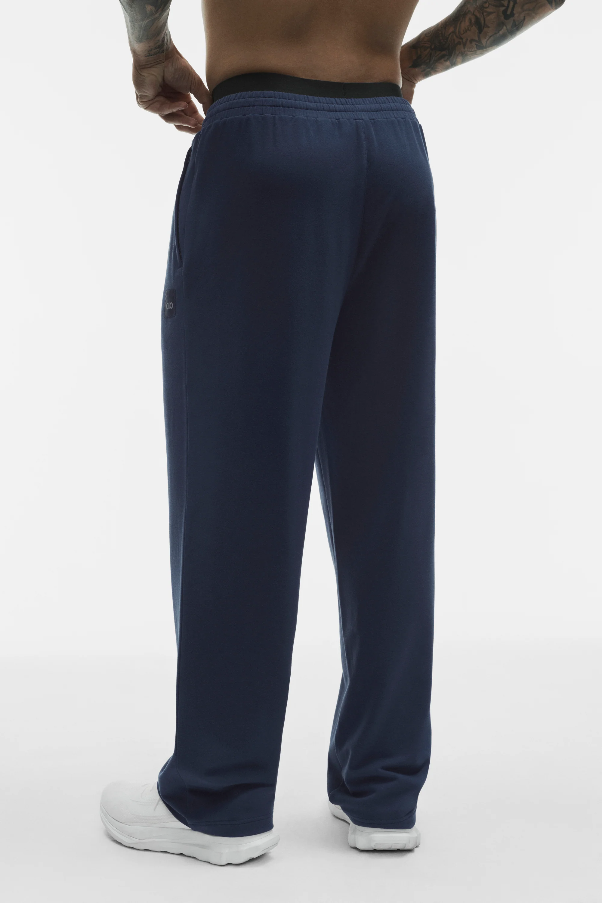 Pantalón Recto Double Take en Azul Marino