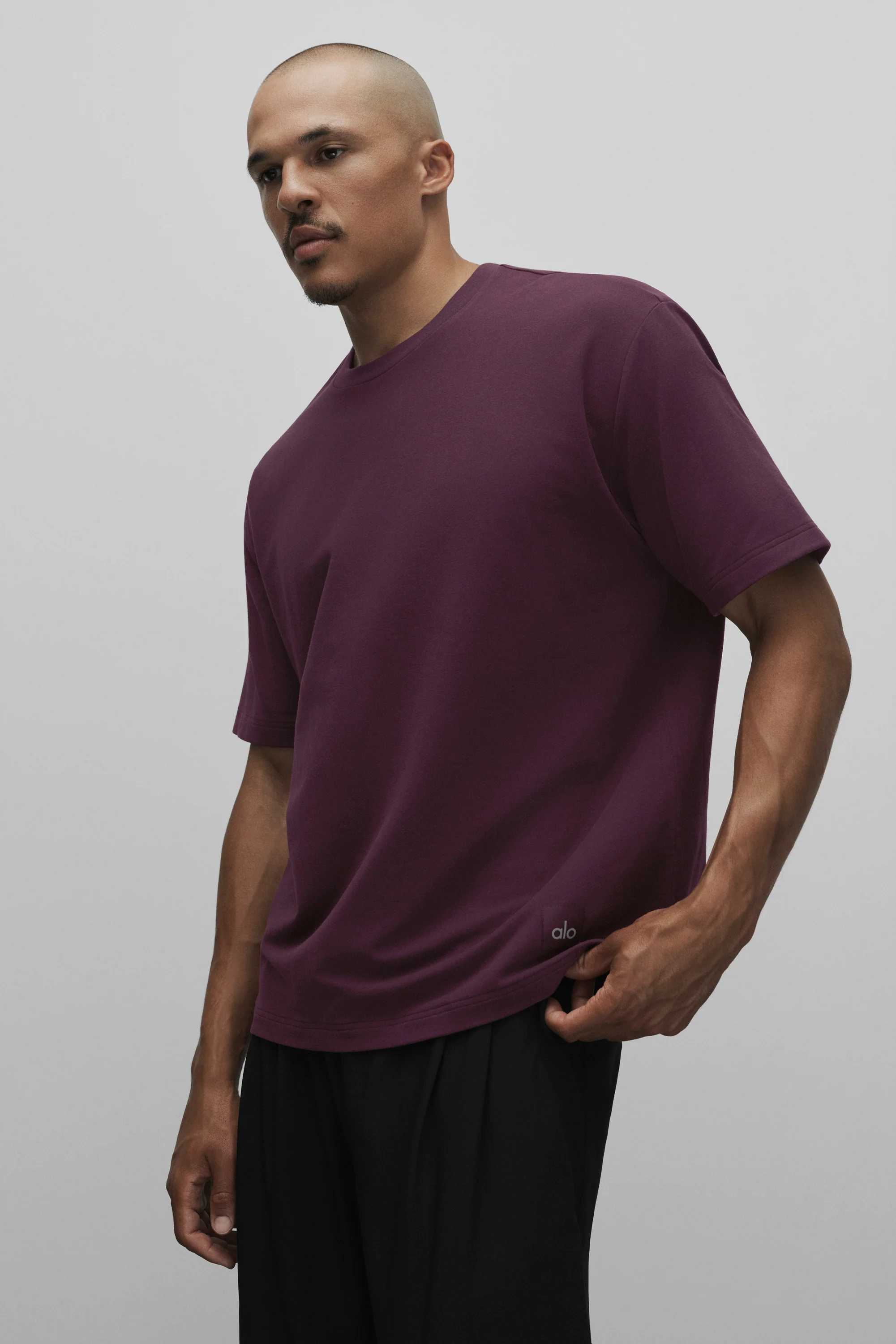Double Take Short Sleeve - Rich Bordeaux