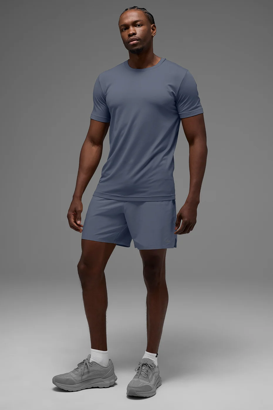 Conquer Reform Crewneck Short Sleeve Tee in Bluestone