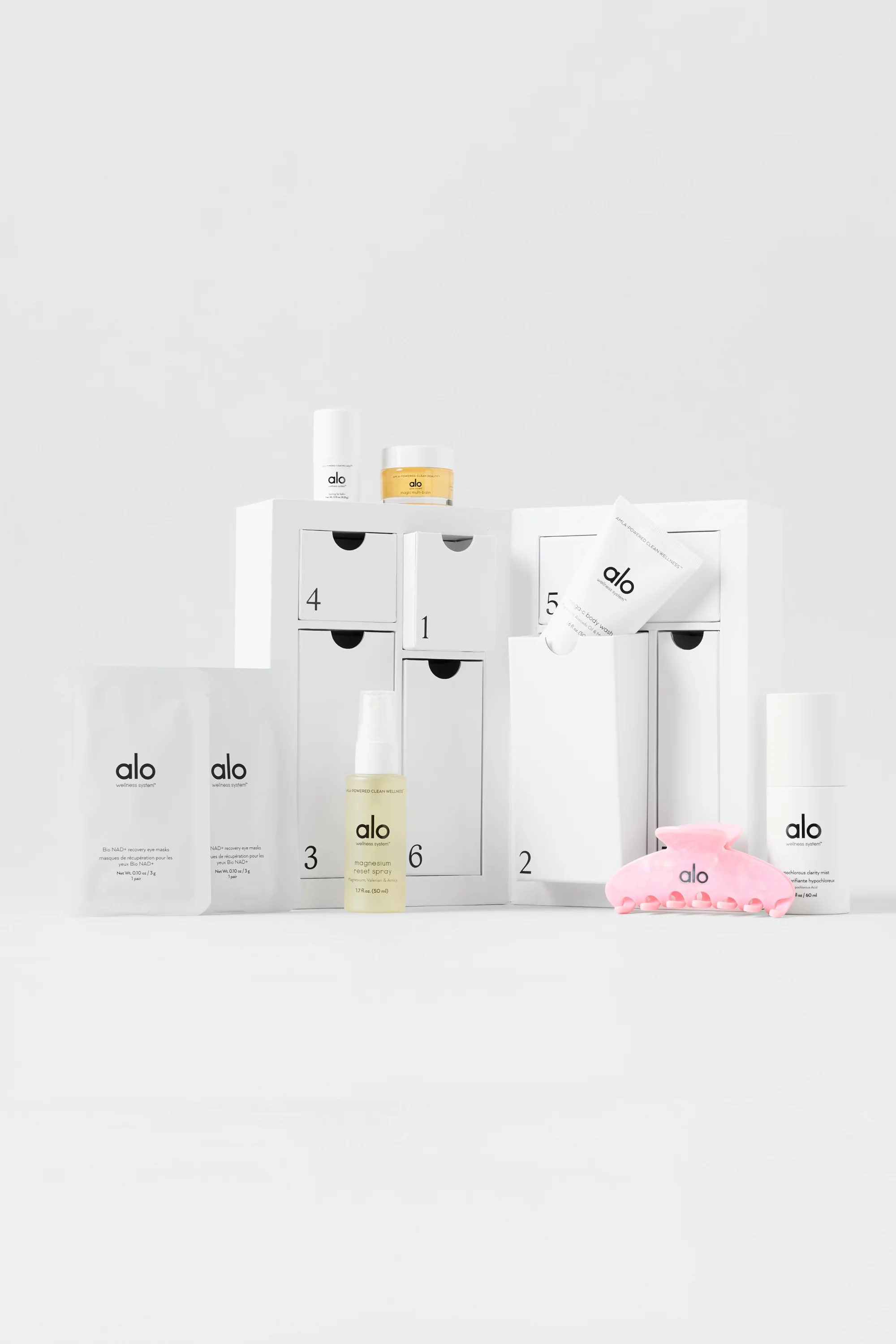 7 Days of Wellness Advent Calendar in a White Keepsake Box